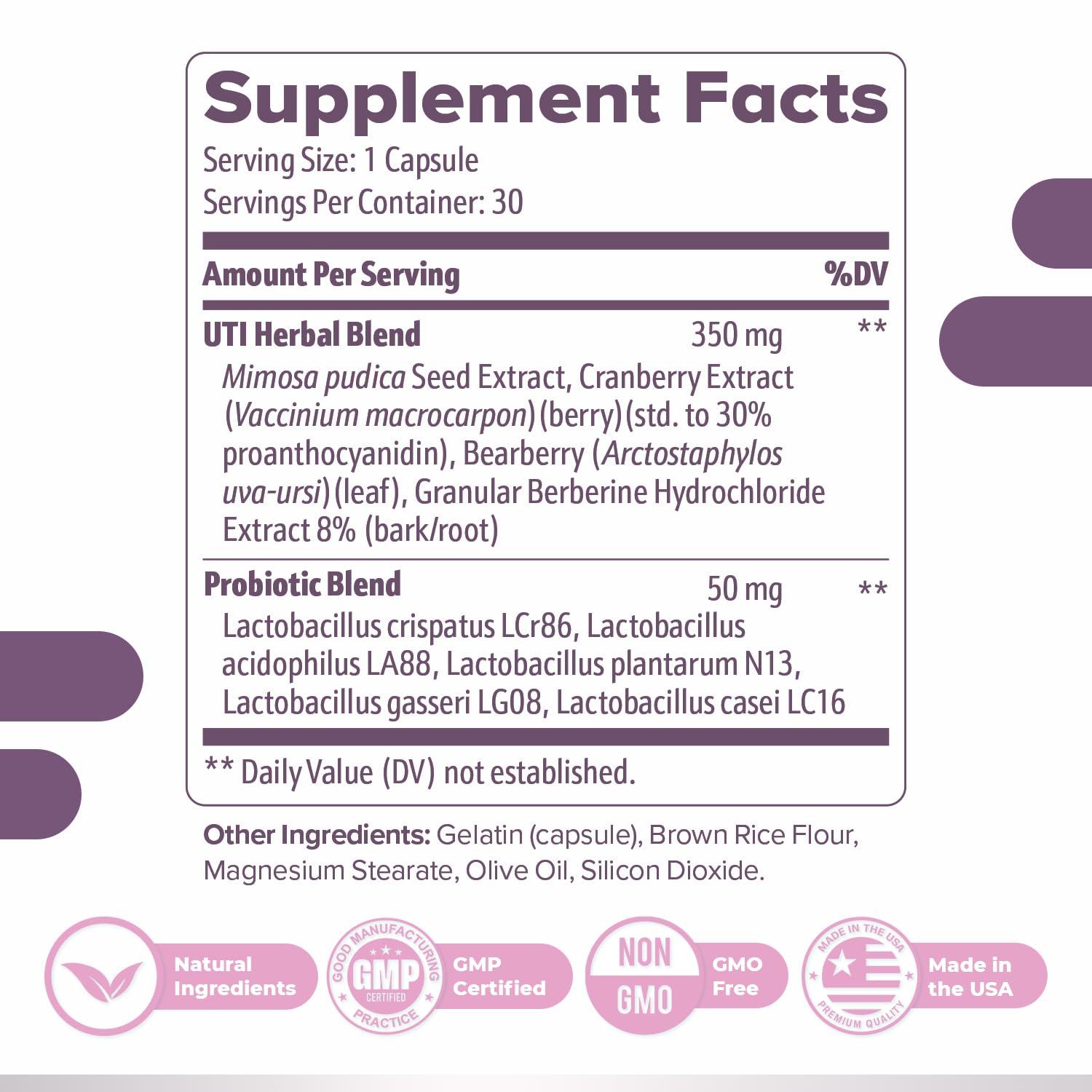 Femipro Bladder Control Supplements for Women & Men, Natural Herb & Probiotic Blend, Supports Urinary Tract Health & Microbiome Balance | Made in USA Non-GMO, 30 Capsules, 1 Month Supply Nature’s NutriWave Au supplements