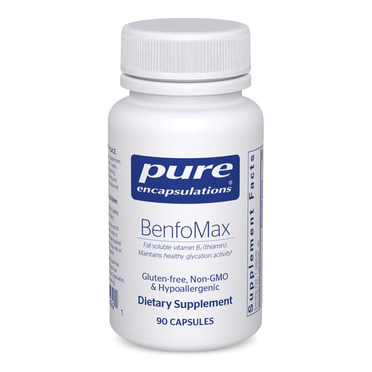 Pure Encapsulations BenfoMax 90's - 200 mg Benfotiamine - Vitamin B1 Thiamin Supplement - Supports Heart & Metabolism Health Pure EncapsulationsUS supplements