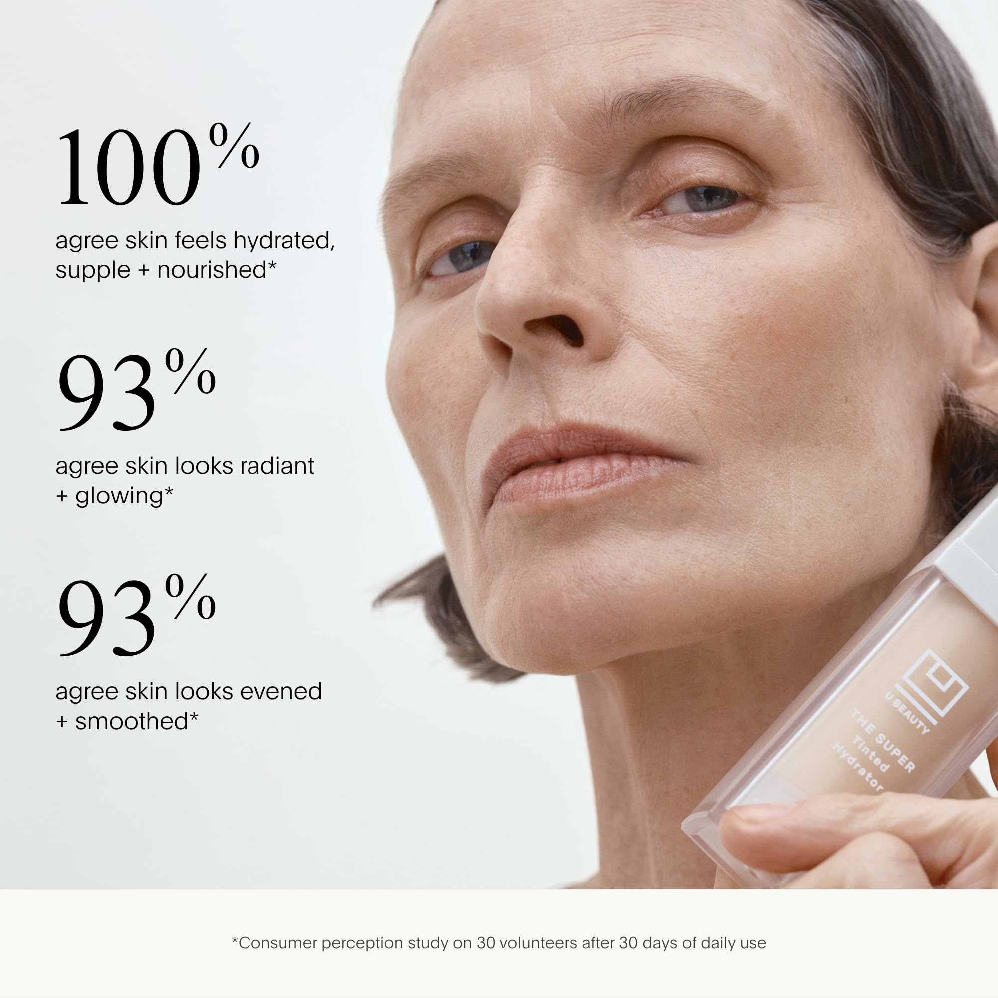 U Beauty The Super Tinted Hydrator Hyaluronic Acid Moisturizing Cream - Mega-Dose Skin Hydrator for Supple, Smooth, and Softer-Looking Skin For Up To 48 Hours - Shade 6-1.0 oz U Beauty Au supplements