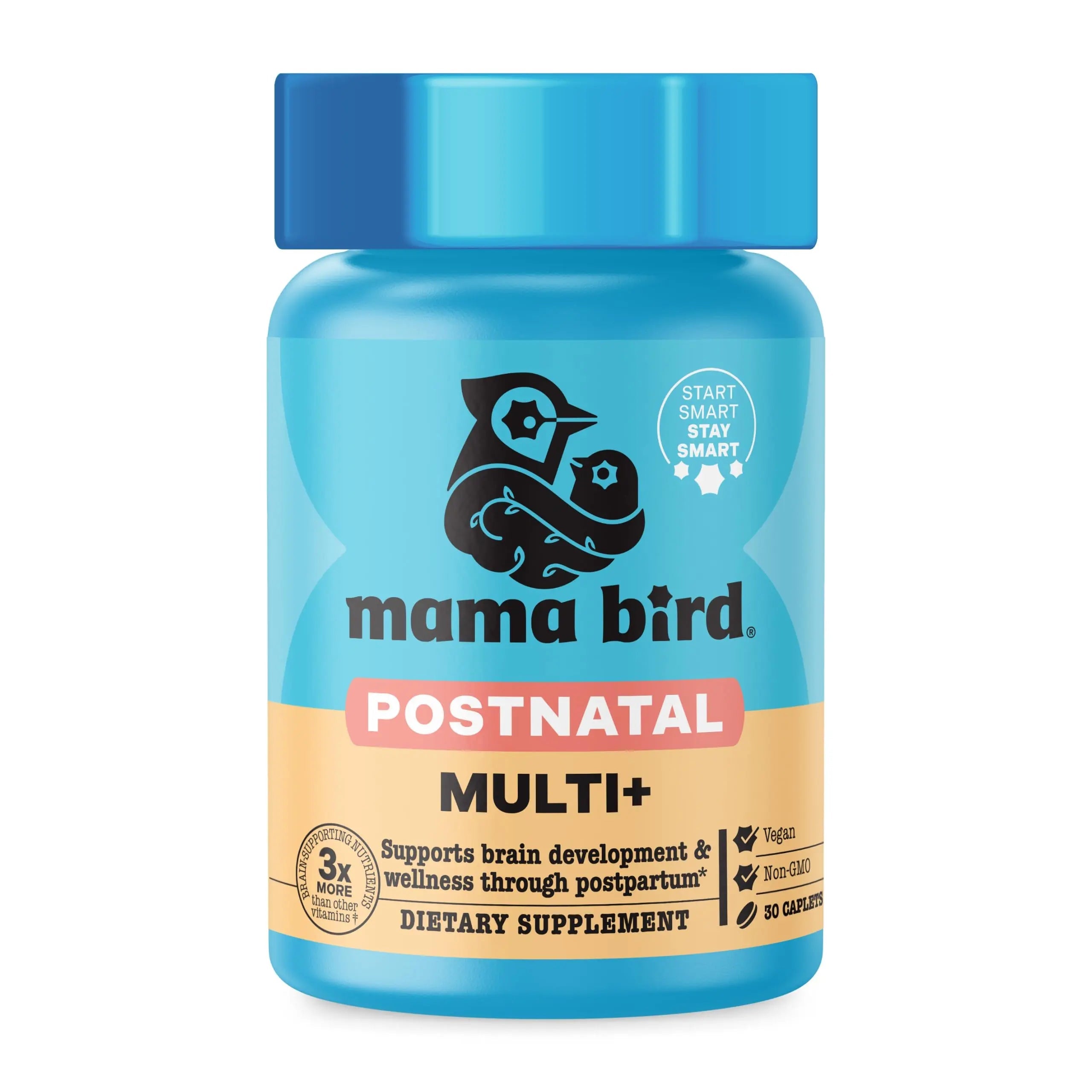 Best Nest Wellness Mama Bird Postnatal Vitamins for Breastfeeding and Postpartum, Whole Food Organic Blend Best Nest Wellness