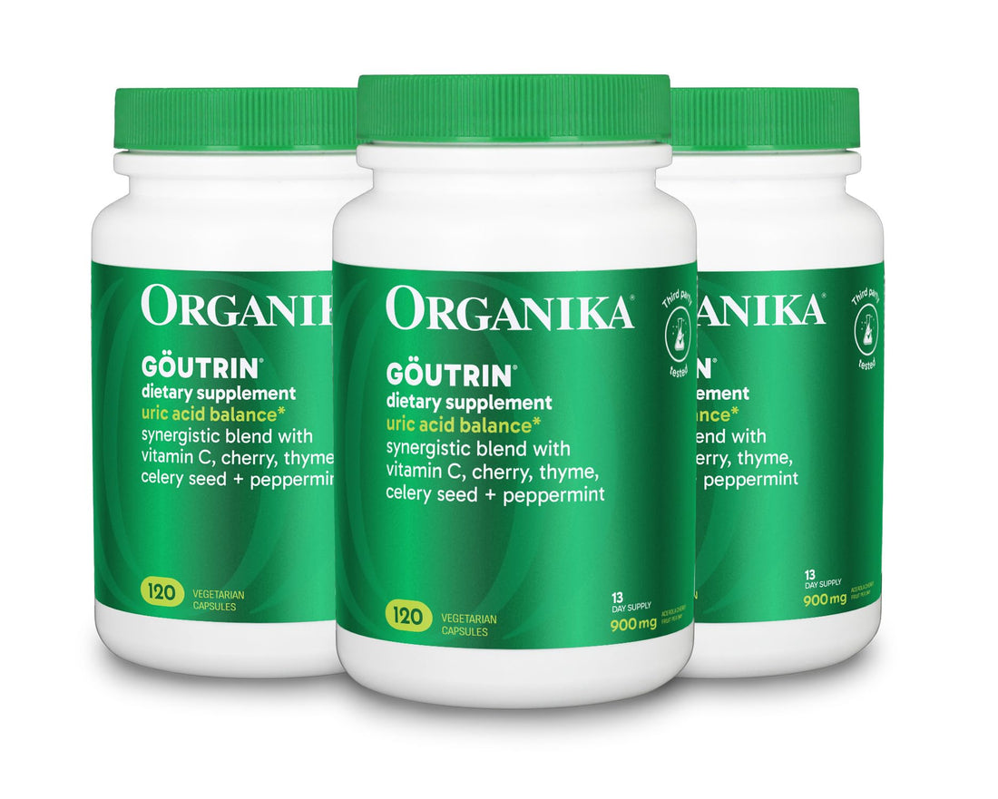 Organika Goutrin Supplement - 120ct, Pack of 3 Organika Au supplements