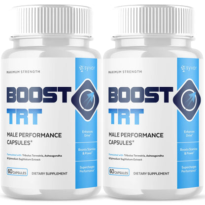 (2 Pack) Boost TRT Capsules, Official BoostTRT Capsules with All Natural Ingredients, Advanced Health & Wellness Support Formula with Max Strength Premium Active Lifestyle Vitamins (120 Capsules) SyvorAu supplements