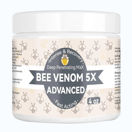 AEROMAXX Organic Bee Venom Muscle Joint Cream, 10x Maximum Caring Ointment, Soothe Shoulder, Back, Neck, Hands, Knuckles, Elbows, Feet, Leg, Knees, Ankle, Meniscus, for Adults, Elderly AEROMAXXAU supplements