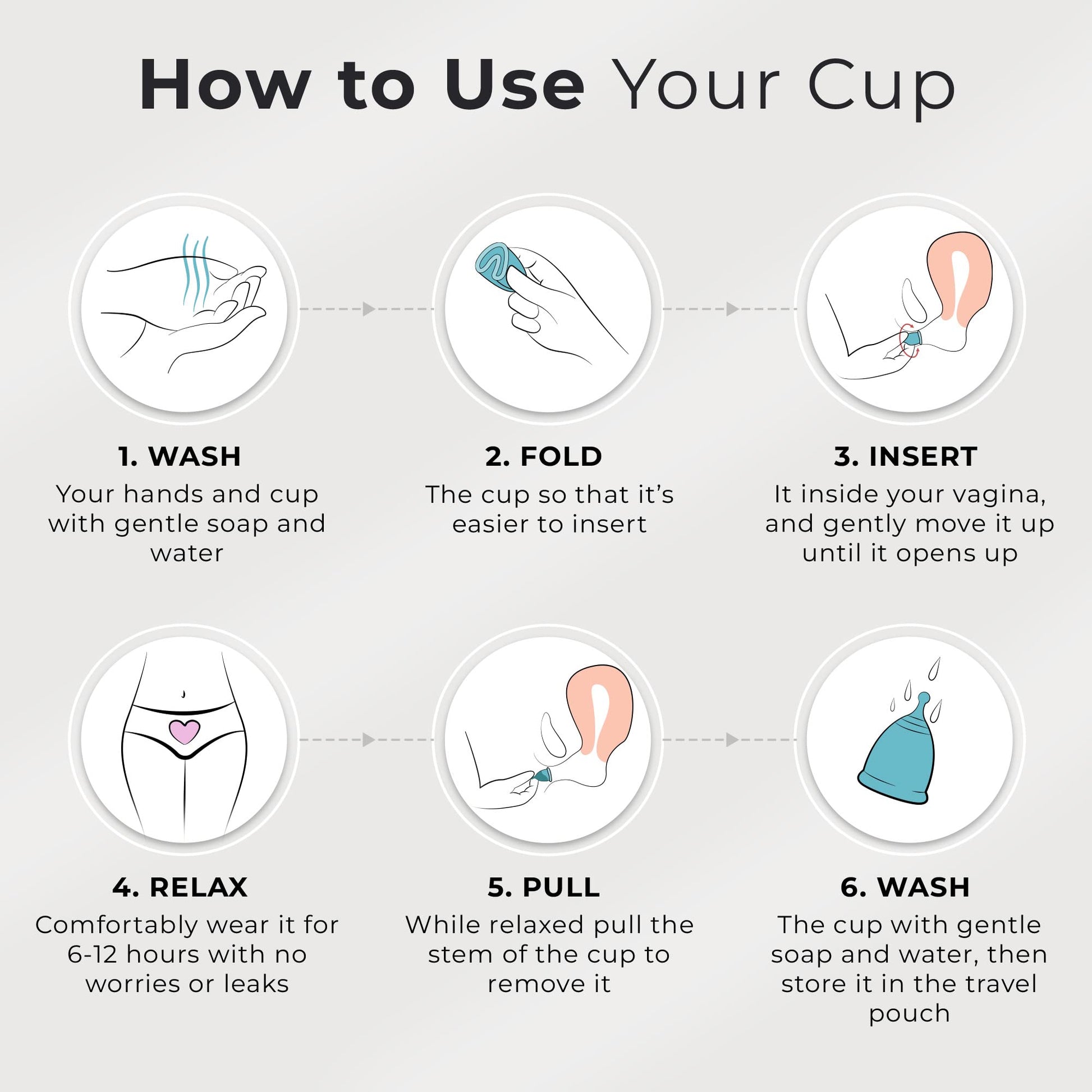 EcoBlossom Reusable Menstrual Cup Set - The Most Reliable Medical Grade Silicone Period Cups EcoBlossom Au supplements