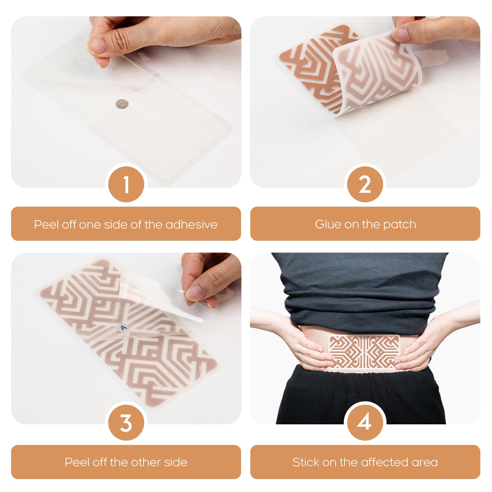 XAYIUIYAX Menthol Pain Patches, Cooling Pain Relief for Sore Muscle Relief - Includes 3 Adhesives, 1 Patch & 1 Carry Case - Relief Back, Shoulder & More - 3.03" × 6.30"-0317 XAYIUIYAX Au supplements