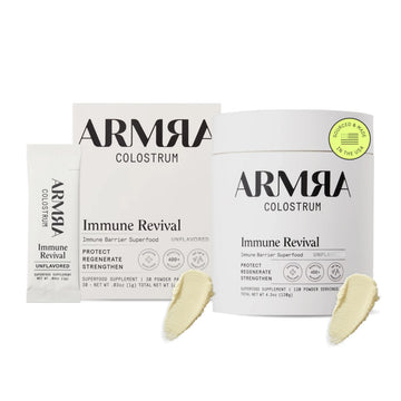 ARMRA Colostrum™ Premium Powder, Grass Fed, Gut Health Bloating Immunity Skin & Hair, Contains 400+ Bioactive Nutrients, Keto, Gluten & Fat Free (Unflavored Bundle | 150 Servings) ARMRA Au supplements
