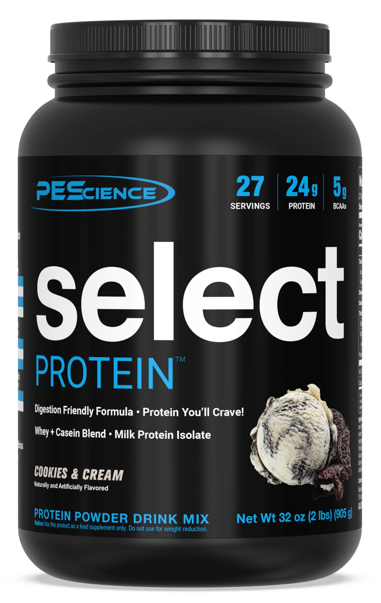 PEScience Select Protein, Cookies and Cream, 27 Serving, Premium Whey and Casein PEScience Au supplements