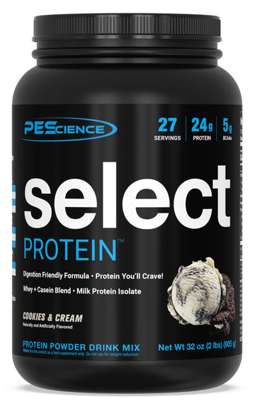PEScience Select Protein, Cookies and Cream, 27 Serving, Premium Whey and Casein PEScience Au supplements