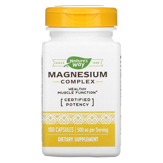Natures Way Magnesium Complex, 100 ct Nature's WayAu supplements