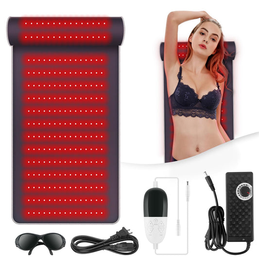 Rutollmit Red Light Therapy Mat - Experience Relaxation with 225 LEDs, 660nm Red Light RutollmitUS supplements