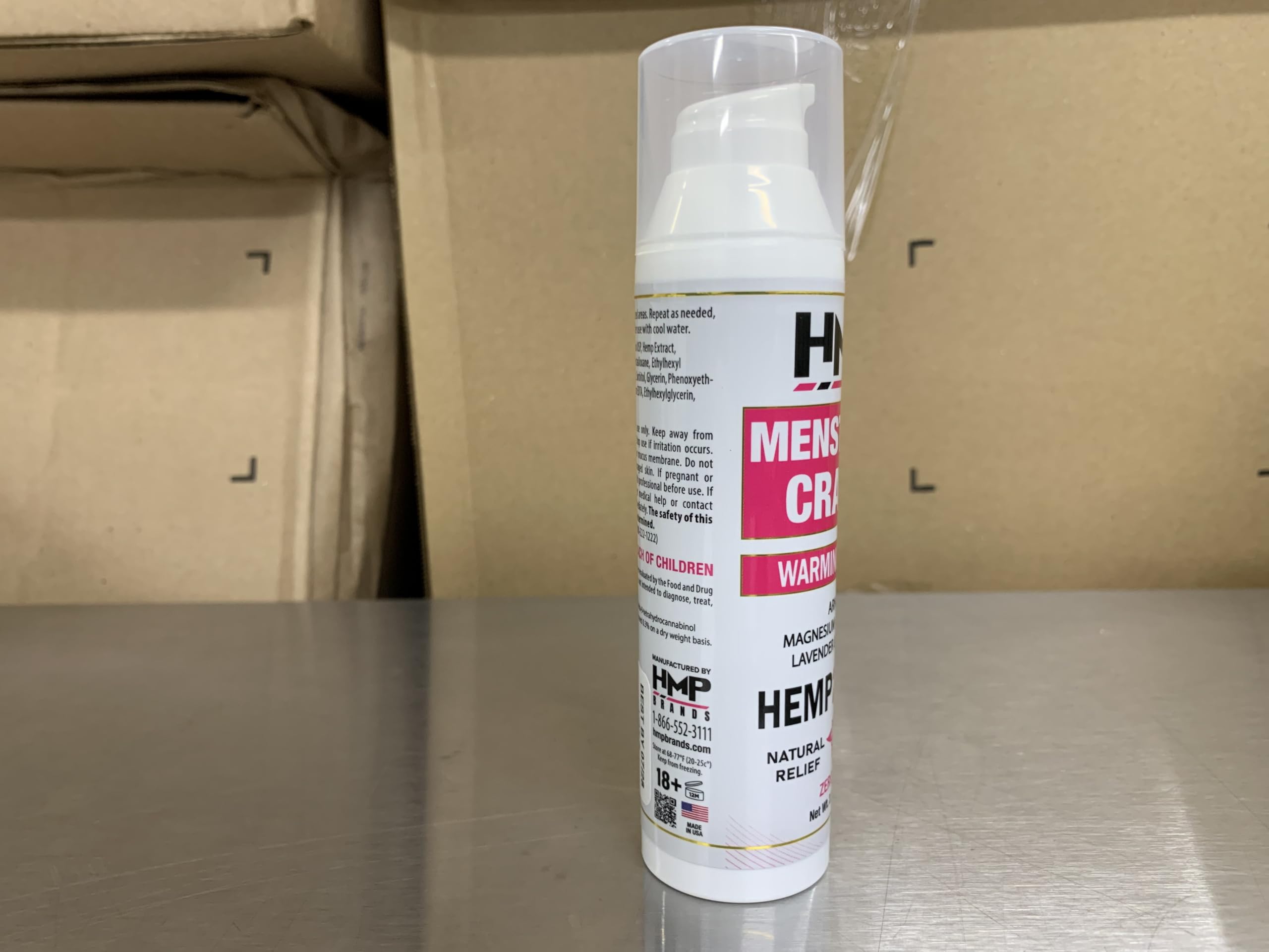 HMP BRANDS Menstrual Cramp Hemp Cream 2000MG with Menthol, Easy to Use, Natural Formula Made in USA 2.1oz HMP BRANDS Au supplements