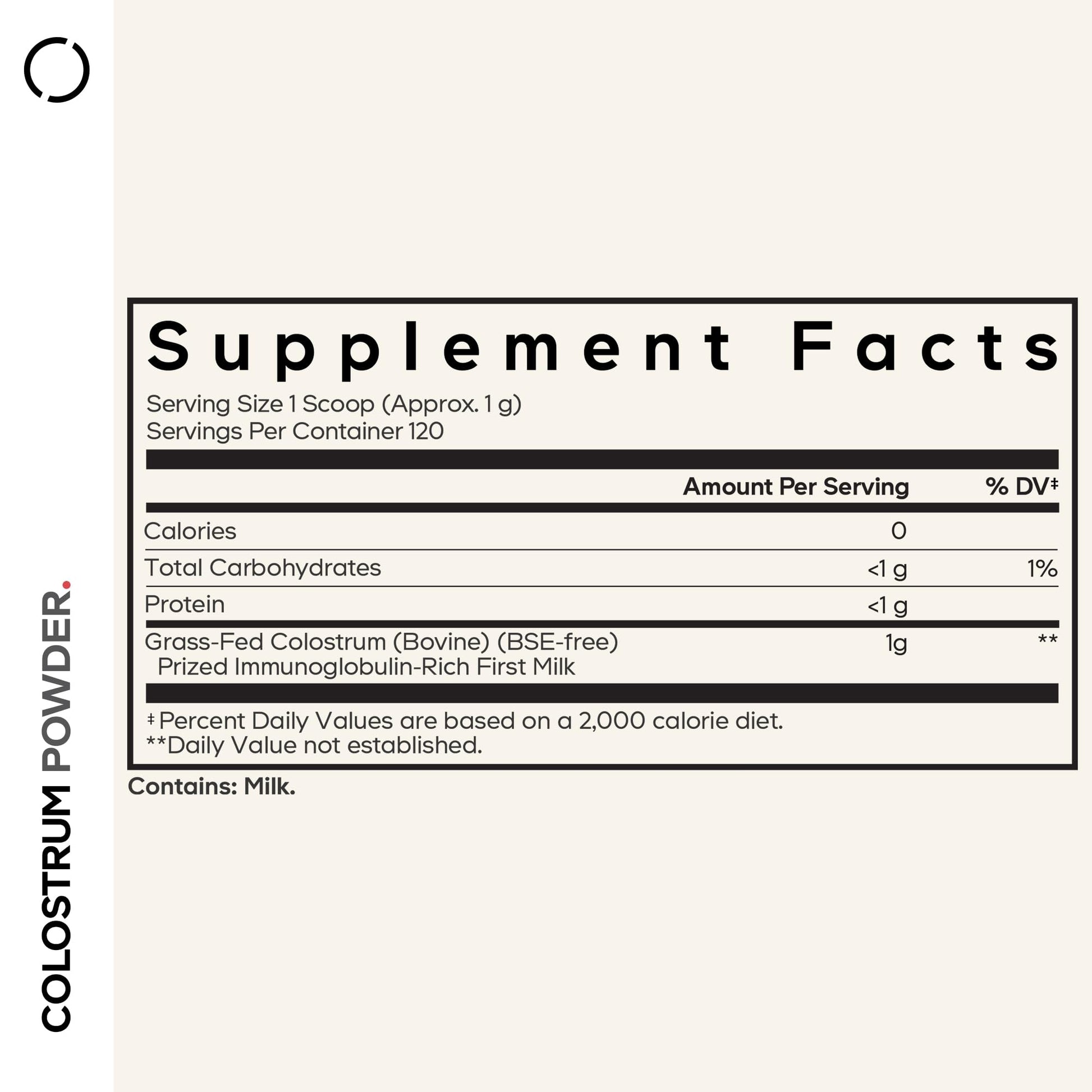 Codeage Bovine Colostrum Powder Supplement 4-Month Supply, 1000mg per Serving, Grass-Fed Ethically Sourced, Immunoglobulin-Rich Prized First Milk, Cold-Chain Pasteurized, Agglomerated, Non-GMO, 4.3 OZ Codeage Au supplements