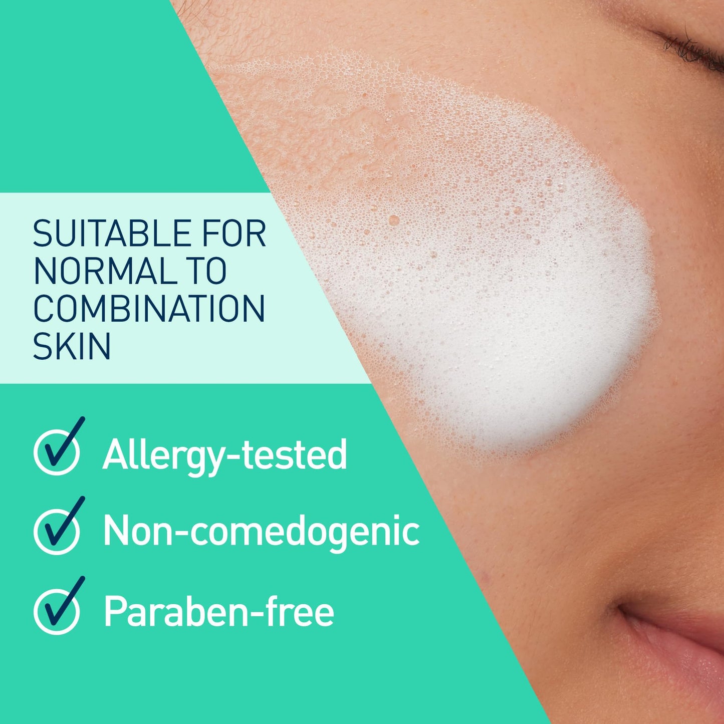 CeraVe Balancing Air Foam Face Wash, Foaming Facial Cleanser For Combination Skin, 8HR Oil Control + 24HR Hydration CeraVeUS supplements