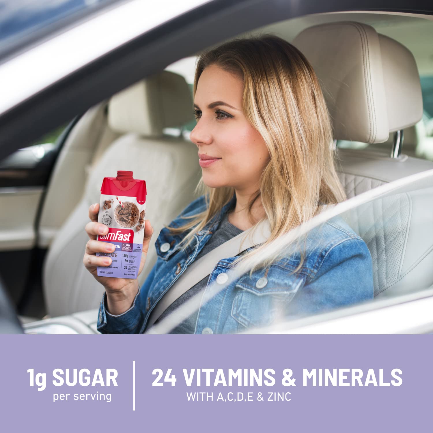 SlimFast Protein Shake, Chocolate- 20g Protein, Meal Replacement Shake Ready to Drink SlimFast Au supplements