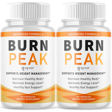 (2 Pack) Burn Peak Capsules, Official Burnpeak Pink Salt Pills with All Natural Ingredients, Advanced BurnPeak Health Supplement with Premium Vitamins for Active Lifestyle Support (120 Capsules) Syvor Au supplements