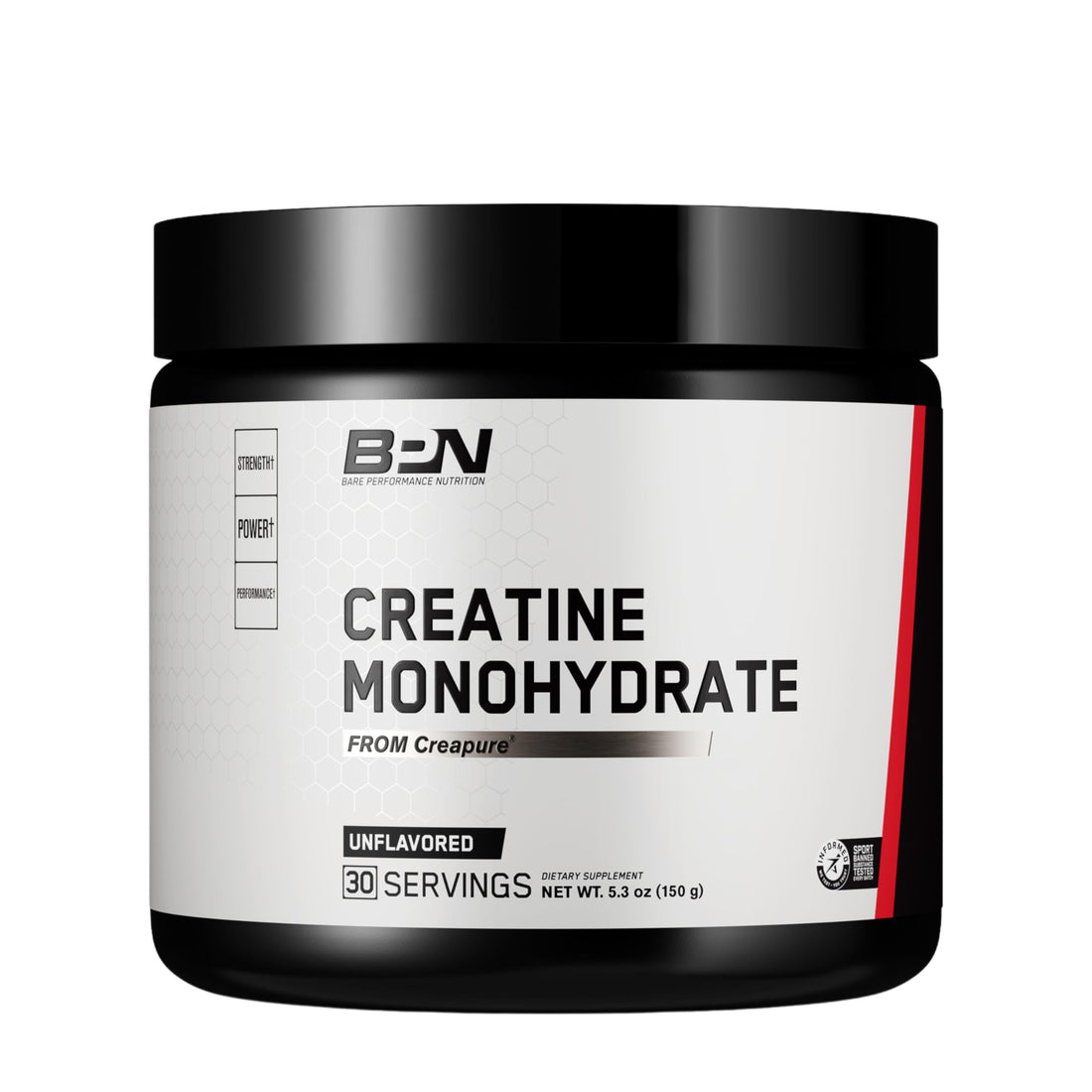 BARE PERFORMANCE NUTRITION, BPN Pure Creatine Monohydrate Powder by Creapure, 5g of Creatine per Serving, Supports Muscle Growth BARE PERFORMANCE NUTRITION uk supplements