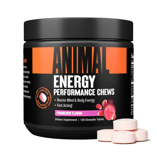 Animal Energy Chews, Fast Acting Energy with Caffeine, Nootropics and Sea Salt AnimalAU supplements