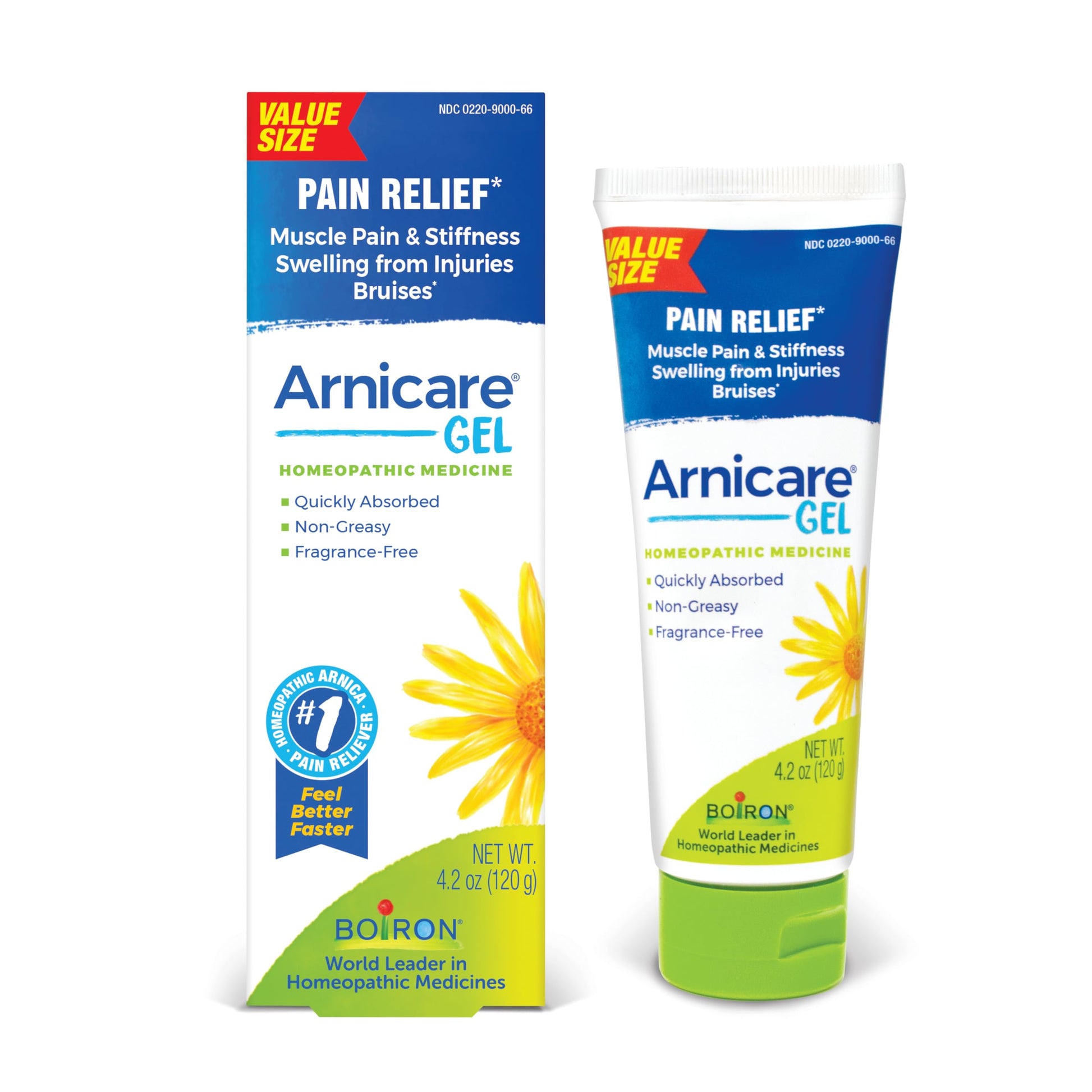 Boiron Arnicare Gel for Relief of Joint Pain, Muscle Pain, Muscle Soreness, and Swelling from Bruises or Injury - Non-greasy and Fragrance-Free - 4.2 oz Boiron Au supplements
