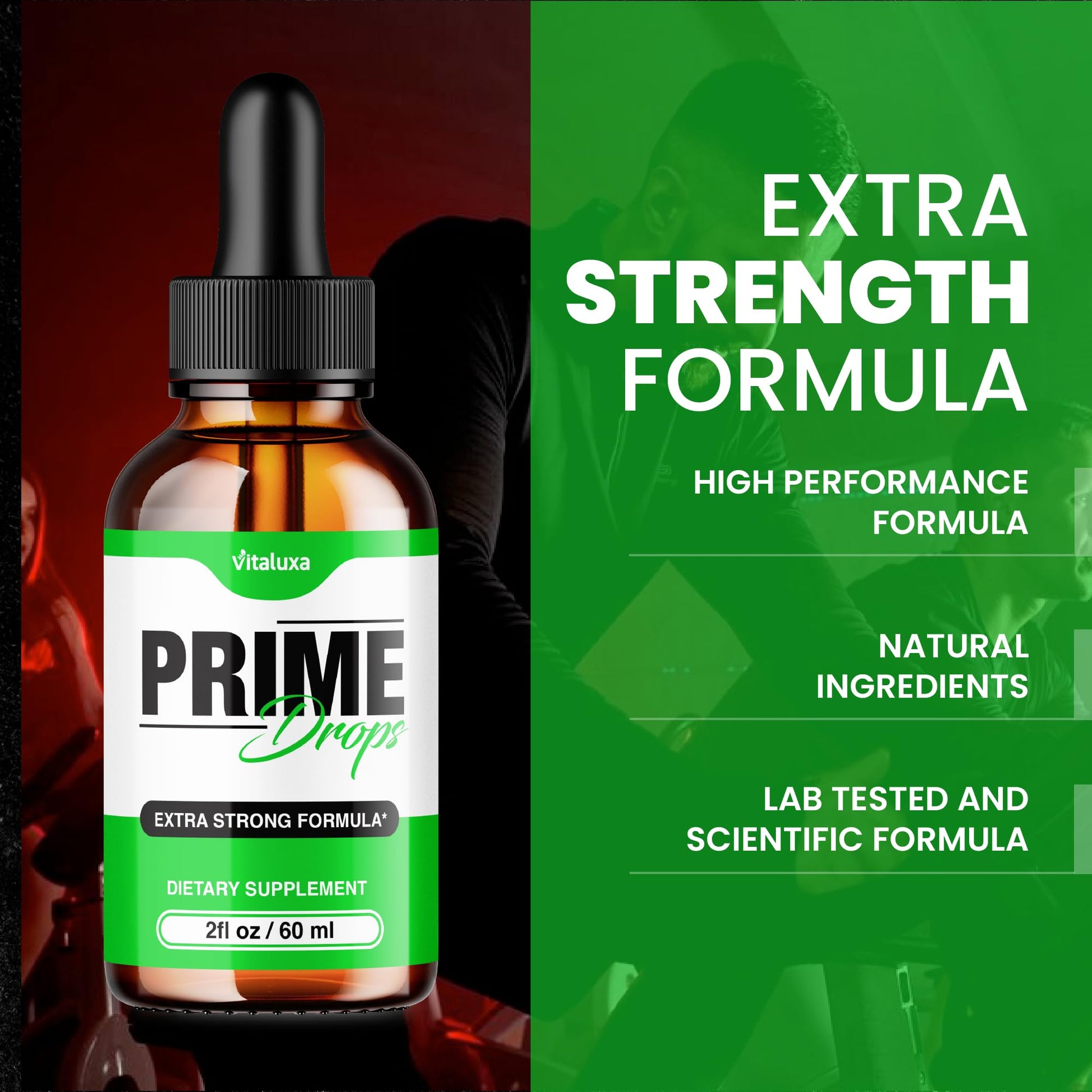 (2 Pack) Prime Drops for Men, Extra Strength Prime Drops Liquid Supplement Performance Blend All Natural Support, PrimeDrops Advanced Formula Vitamins for Health Wellness Reviews (4oz) Vitaluxa Au supplements