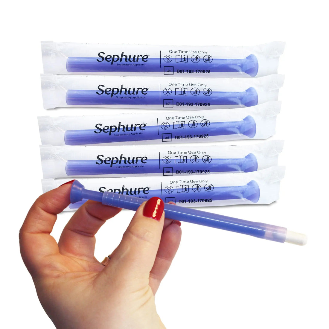 Sephure Easy-to-Use Suppository Applicator for Women, Disposable vaginal Applicator for Suppositories from Various Brands, 1-Pack, 6-Count, Size D0 Sephure Au supplements