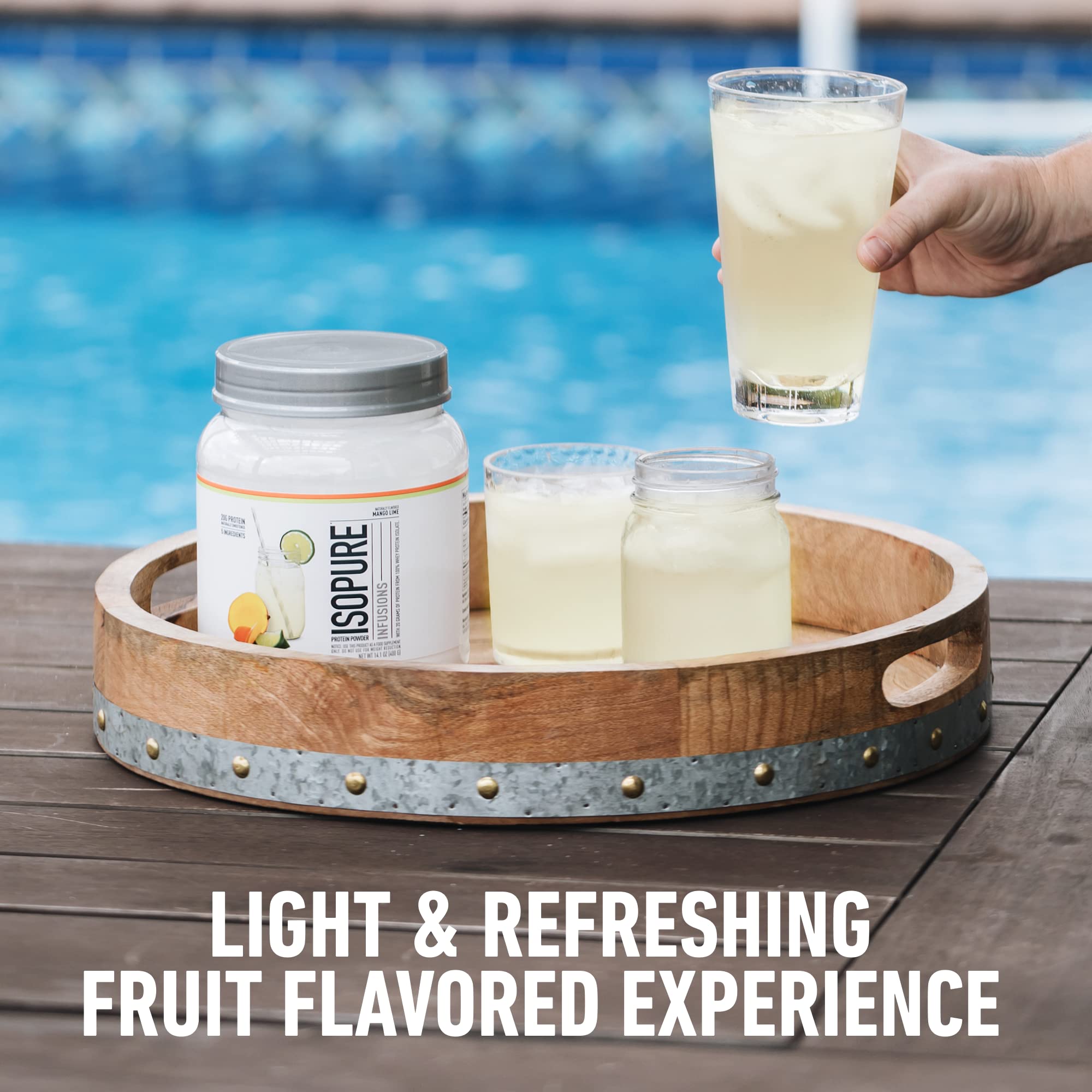 Isopure Protein Powder, Clear Whey Isolate Protein, Post Workout Recovery Drink Mix Isopure Au supplements