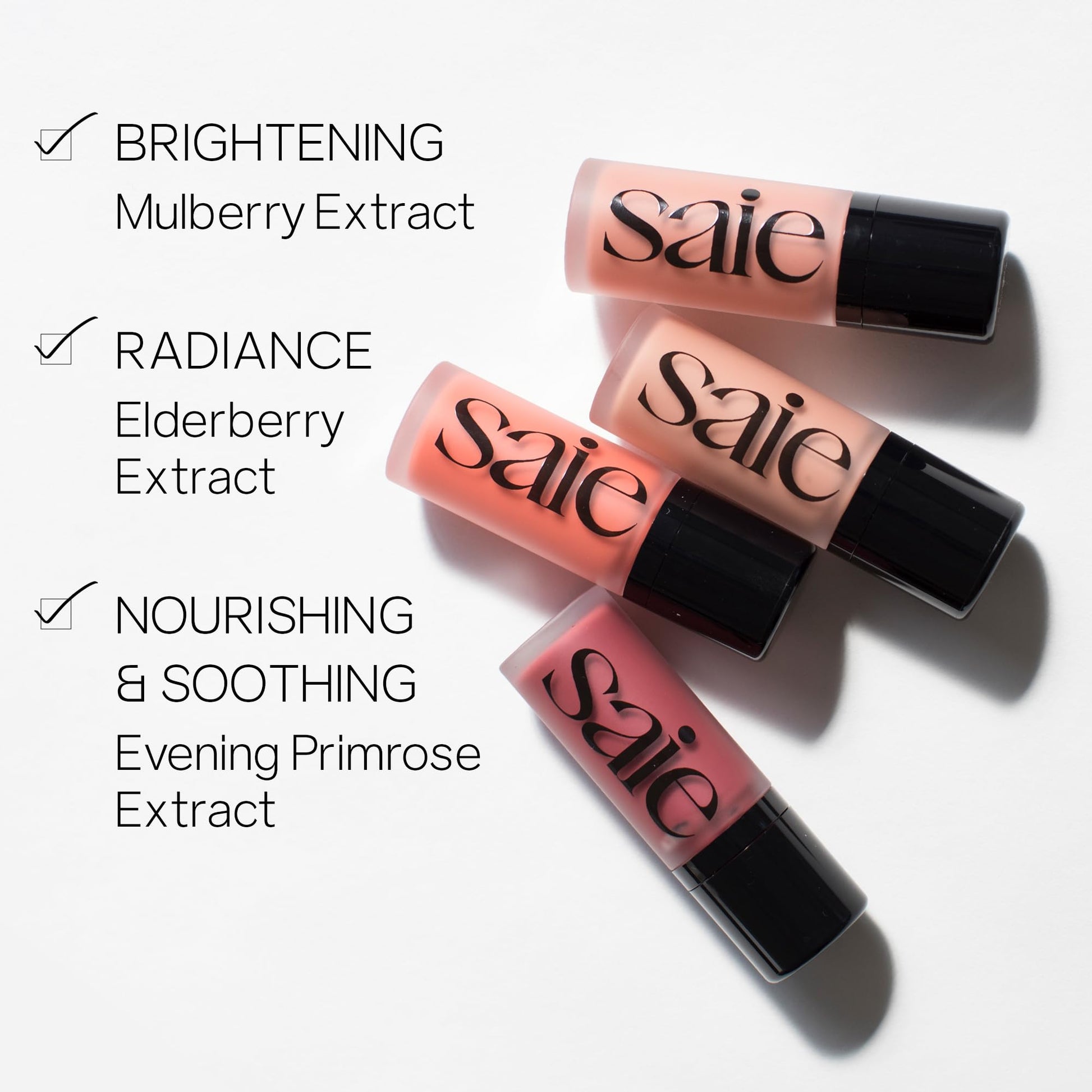 Saie Dew Liquid Blush for Cheeks - Hydrating Cream Blush Stick with a Blendable + Buildable Formula - Skincare Infused Dewy Cheek Tint for a Natural Flush - Glowy Makeup Essential - Spicy (.40 oz) SaieAu supplements
