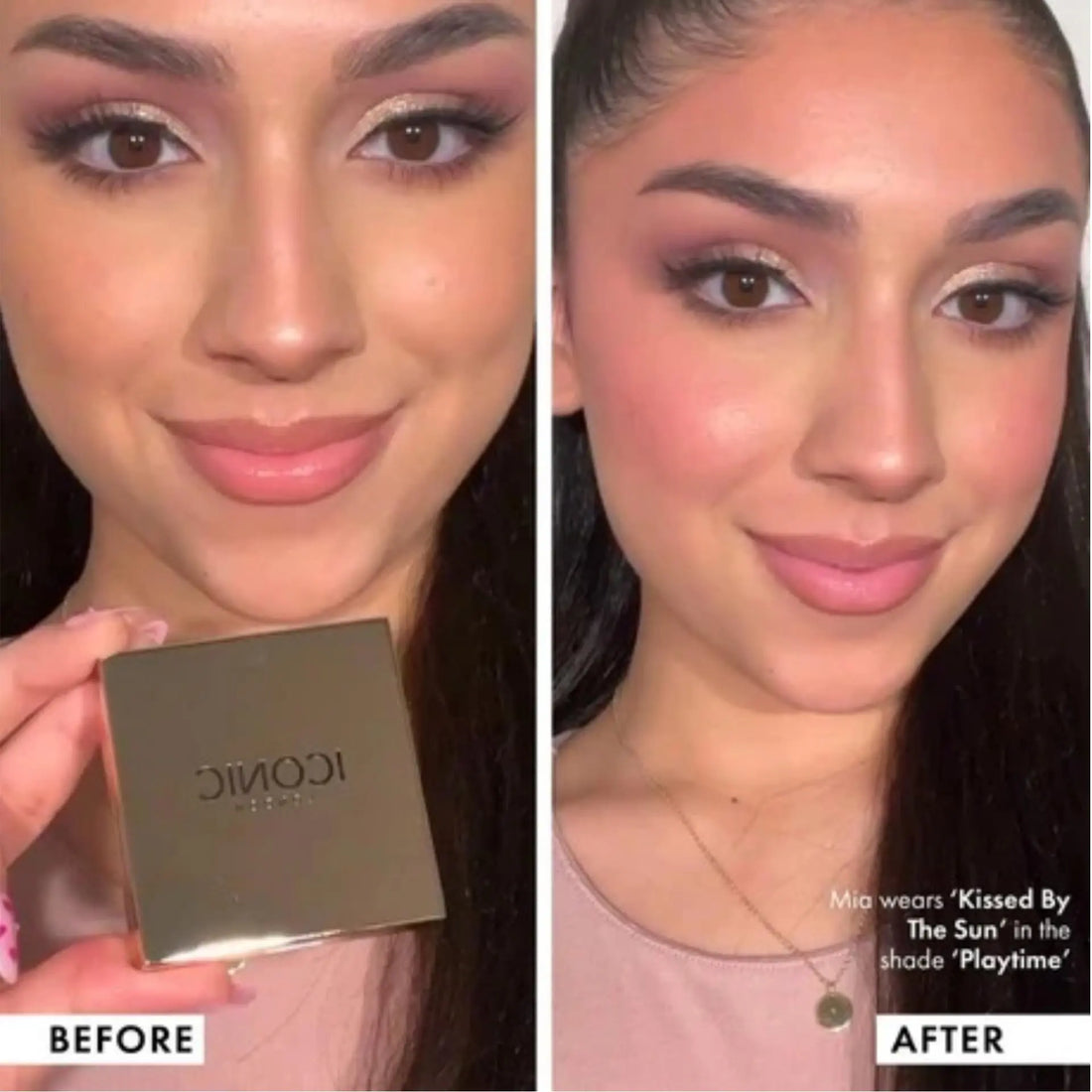 ICONIC LONDON Kissed by the Sun | Multi-Use Blush, Bronzer, & Highlighter, For All Skin Types, Cruelty-Free, Vegan Makeup, (Play Time) 0.17 oz ICONIC LONDON uk supplements