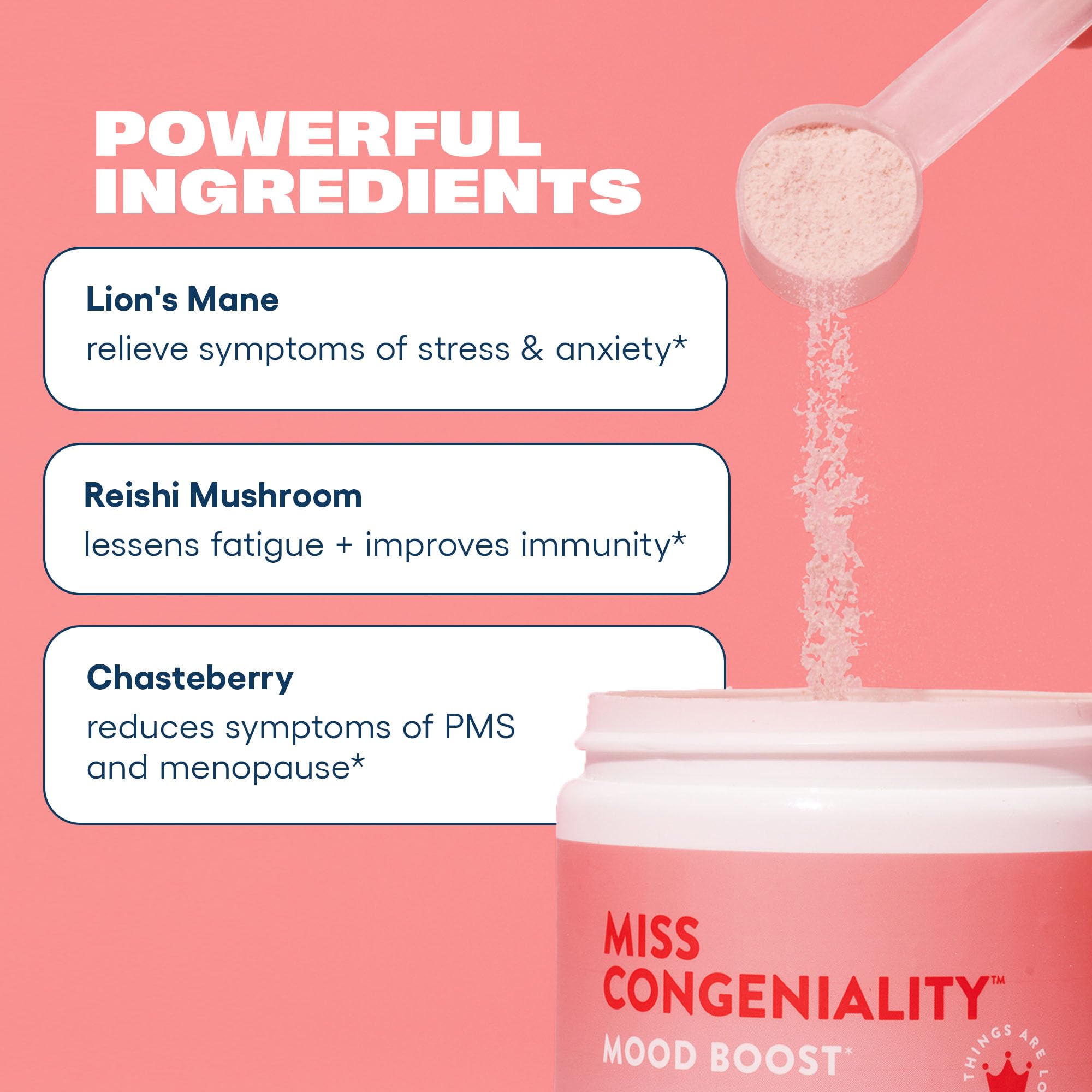 Love Sweat Fitness Mood & Stress Support Supplement for Women | Ashwagandha, B Vitamins & Magnesium Powder | Focus, Calm & Balance | Miss Congeniality Vanilla | Vegan, Non-GMO | 28 Servings Love Sweat Fitness Au supplements