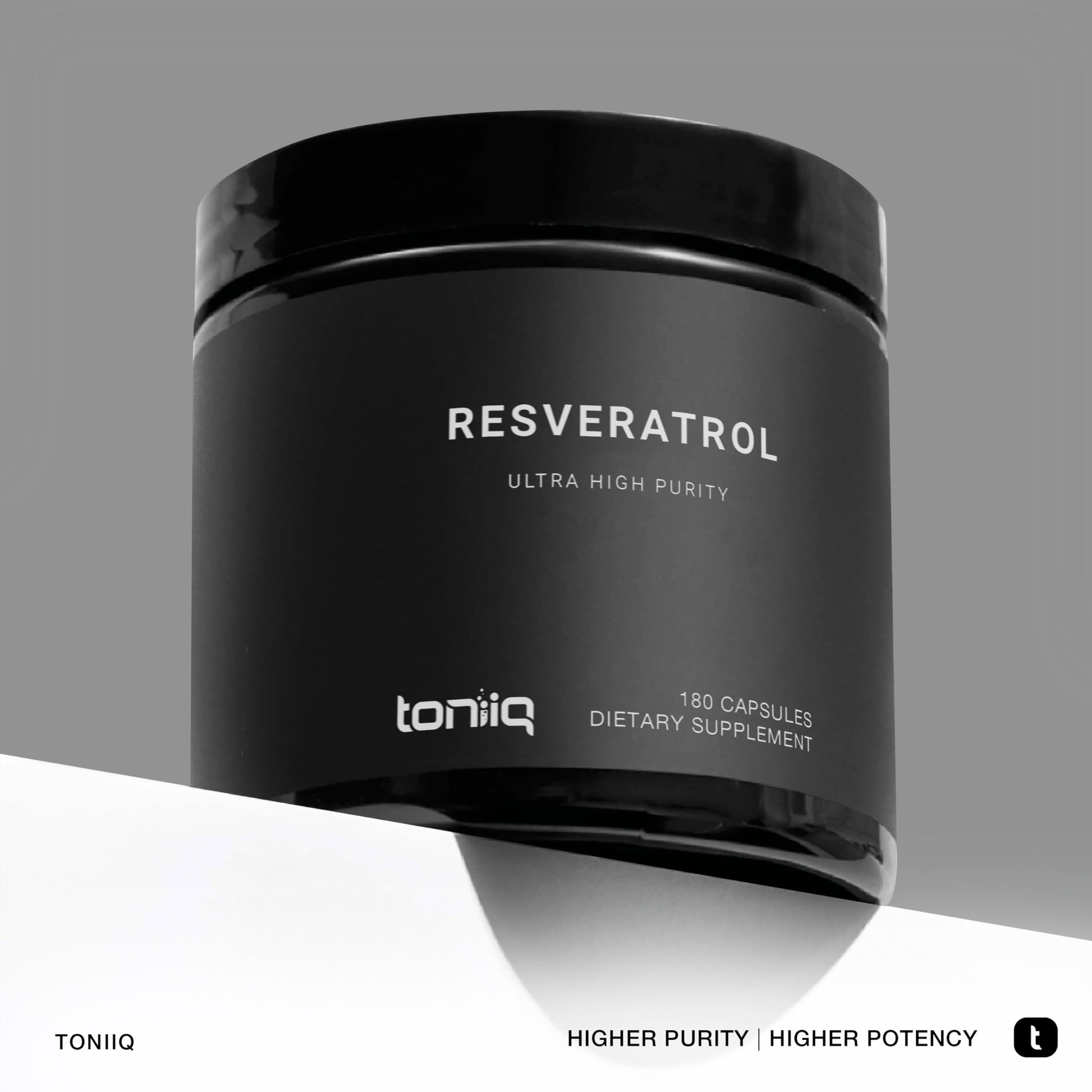 Toniiq Ultra High Purity Resveratrol Capsules - 98% Trans-Resveratrol - Highly Purified Toniiq Au supplements