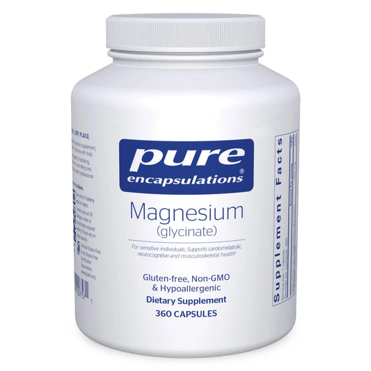 Pure Encapsulations Magnesium (Glycinate) - Supplement to Support Stress Relief, Sleep, Heart Health, Nerves, Muscles, and Metabolism Pure EncapsulationsAU supplements