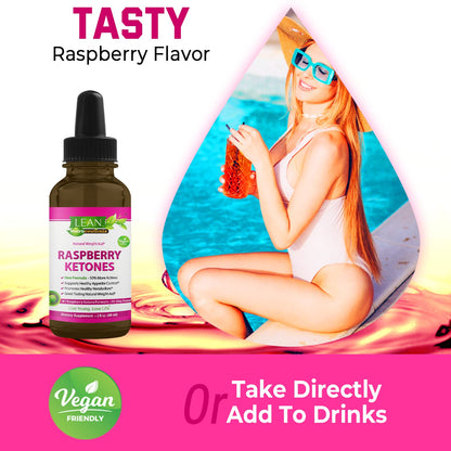 Weight Loss Perfect Keto Raspberry Ketone Drops, Appetite Suppressant Fat Burner LEAN NutraceuticalsUS supplements