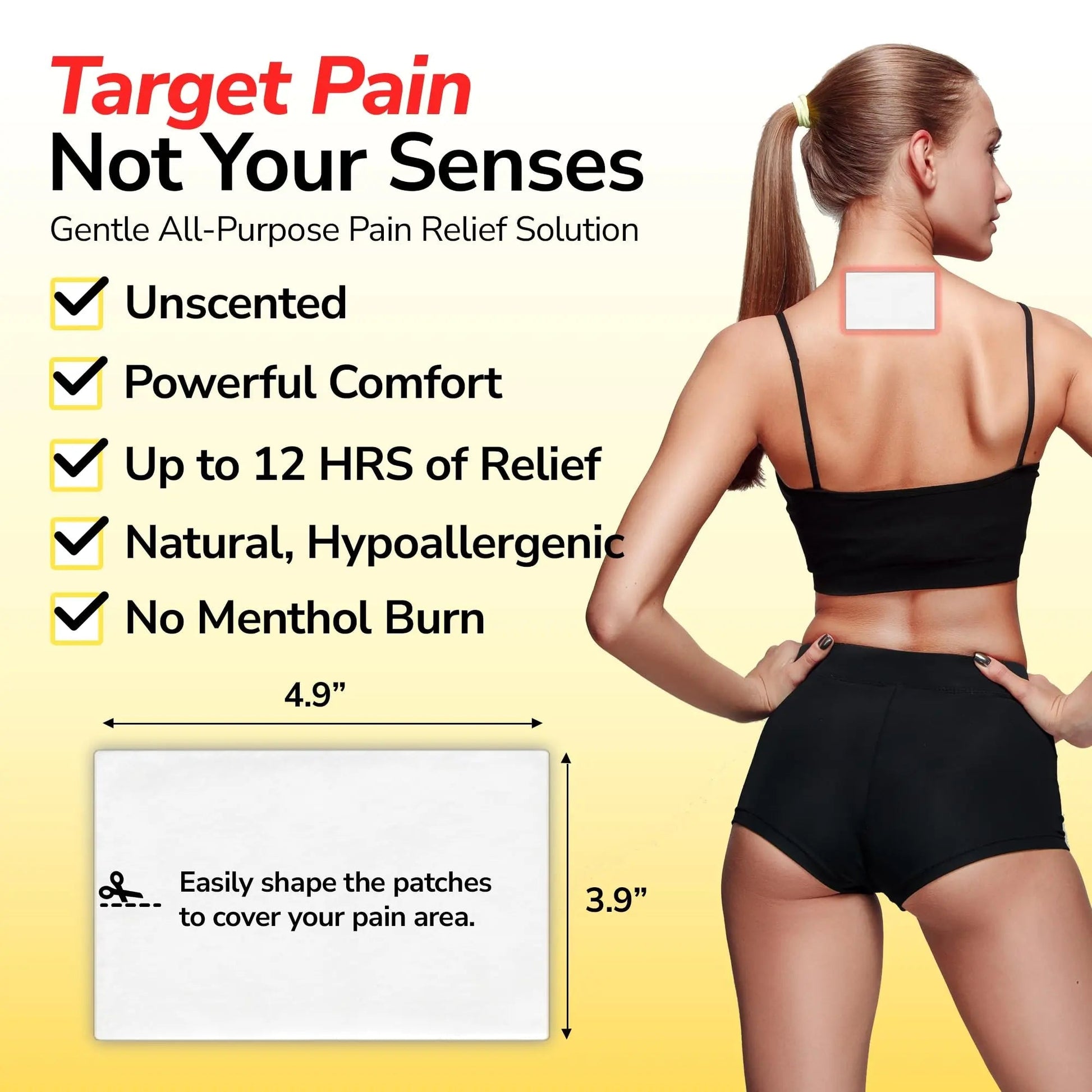 LABOFLEX Arnipatch Natural Arnica Pain Relief Hydrogel Patches – Long Lasting Relief for Muscle Soreness, Swelling, Inflammation, Stiffness & Injury on Back, Knee & Neck (Box, 10, Count) LABOFLEX Au supplements
