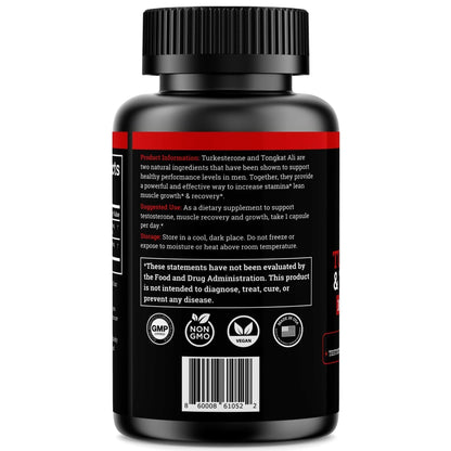 Black Forest Turkesterone Tongkat Ali Supplement 1000mg per Serving (Max Purity 95%) Turkesterone Supplement for Men (Tongkat Ali for Men Longjack 200:1) Similar to Tongkat Ali Fadogia Agrestis Black ForestAu supplements