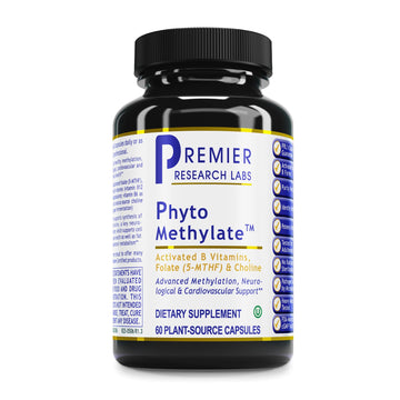 Premier Research Labs Phyto Methylate - B Vitamin Supplement - Supports Methylation, Detox, Brain & Heart Health - 5-MTHF & P5P - 60 Plant-Source Capsules Premier Research Labs Au supplements
