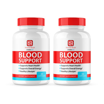 (2 Pack) Trusted Relief Blood Support Capsules, Trusted Relief Advanced Strength Glycogen Reviews Healthy Levels Support Supplement, TrustedRelief Maximum Blood Support Formula Supplement (120 Caps) Vitamin Evo Au supplements
