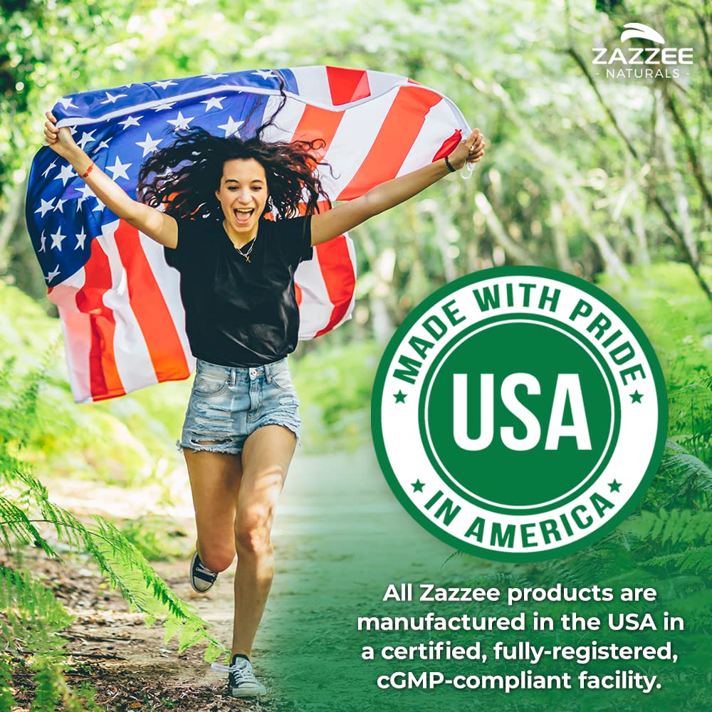 Zazzee Organic Lemon Balm 10:1 Extract, 180 Vegan Capsules, 6 Month Supply, Melissa Officinalis, Calm, Mood, Stress & Relaxation Support, Herbal Supplement, All-Natural, Non-GMO, Made in the USA Zazzee Au supplements