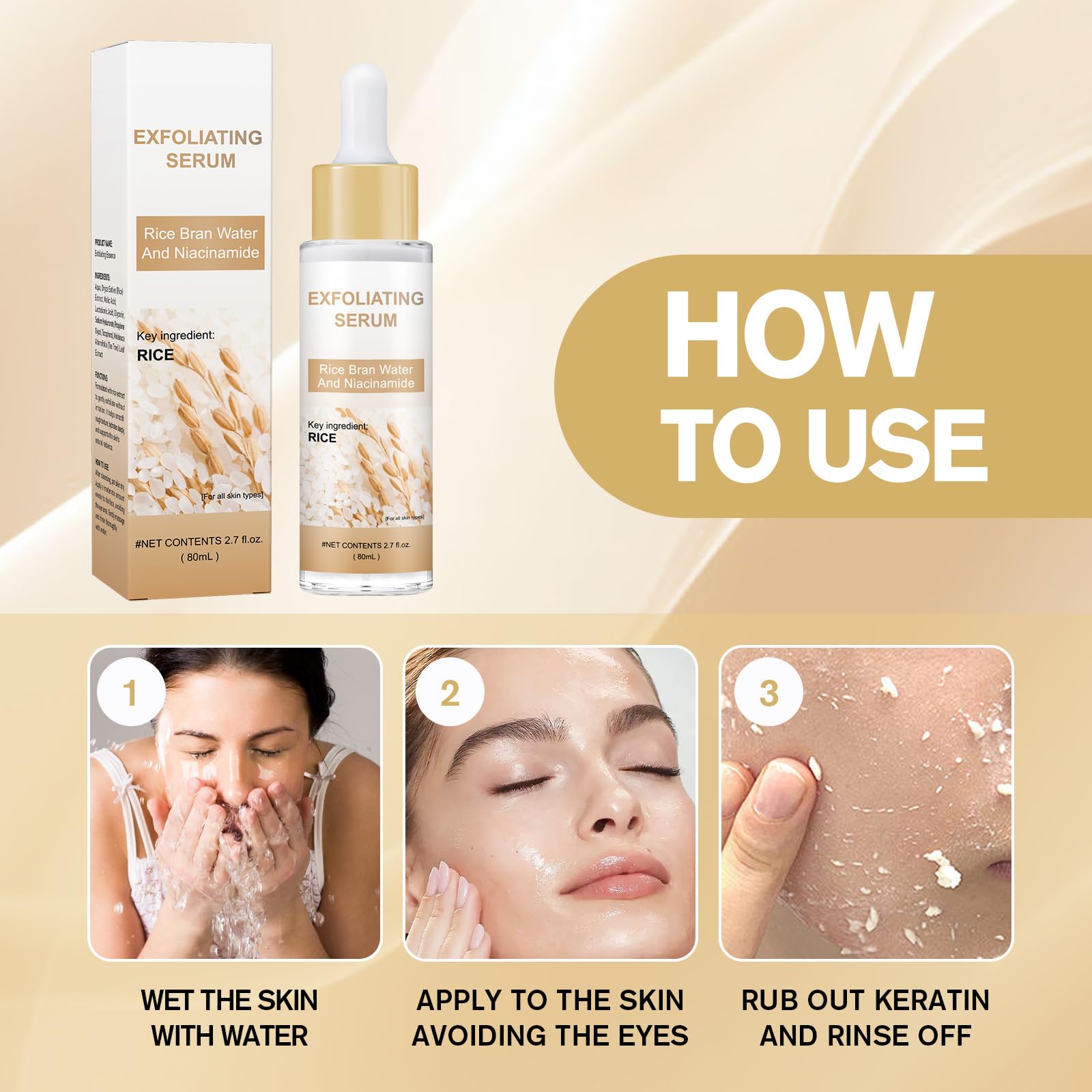 Peel Shot Glow Rice Ampoule Duo – Peel Shot Serums with White Rice Extract, BHA, Niacinamide & Hyaluronic Acid – Exfoliating, Moisturizing, Blackhead Remover & Pore Refining (White) DR.Seya buy supplements Au