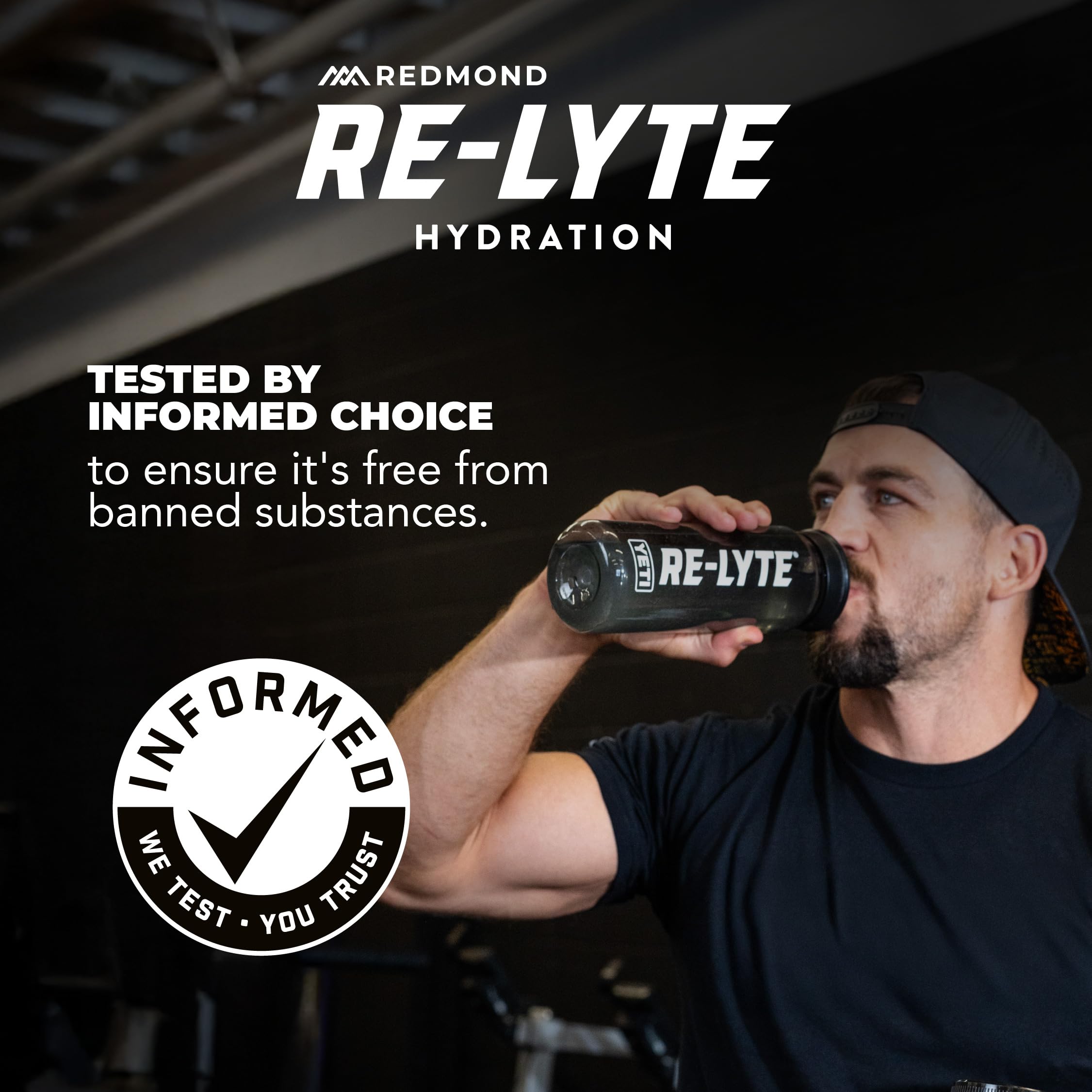 REDMOND Re-Lyte Hydration Electrolyte Powder Mix, Variety Pack, 30 Stick Packs