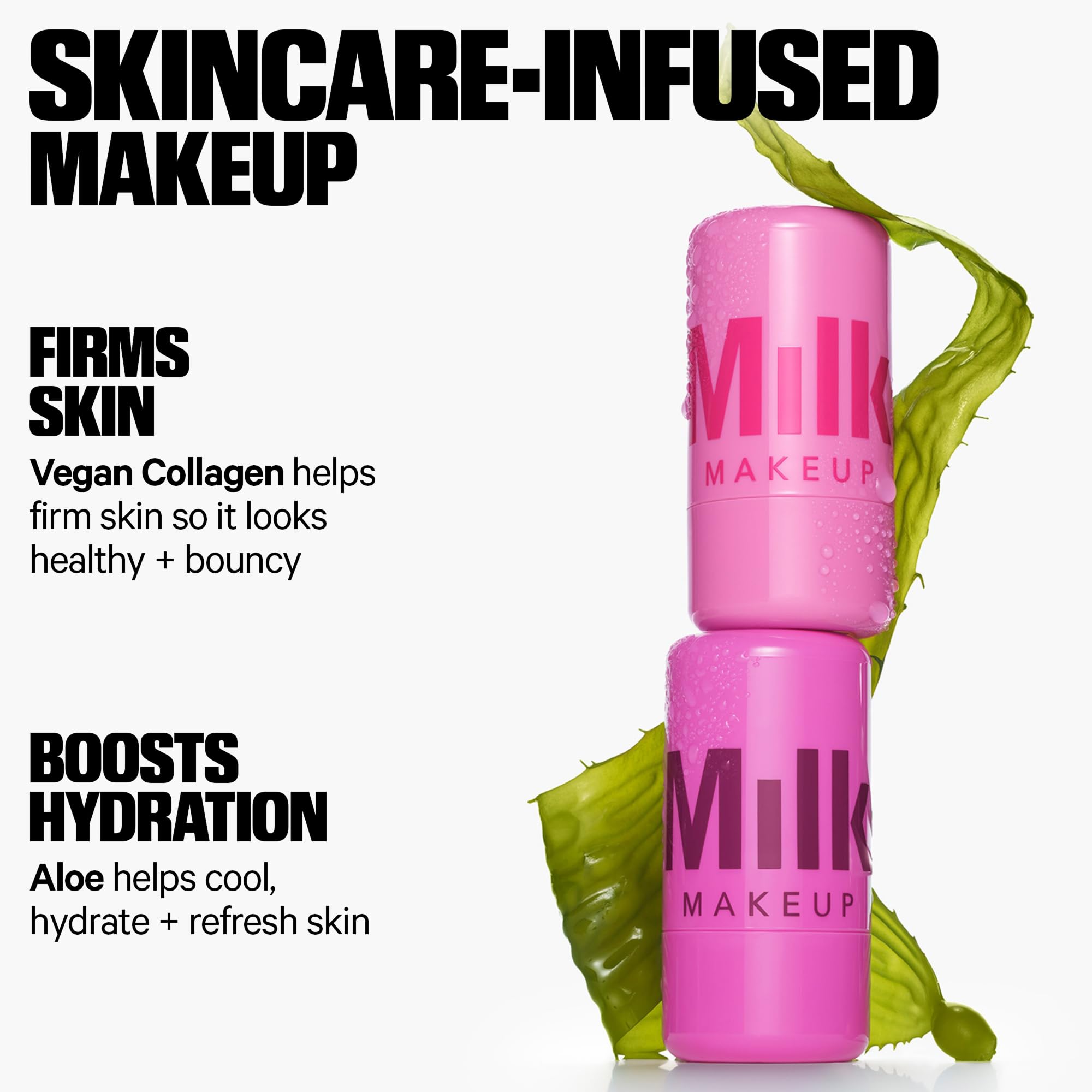 Milk Makeup Cooling Water Jelly Tint – Long-Lasting Sheer Lip + Cheek Stain with Firming Vegan Collagen + Hydrating Aloe – Transfer Proof, Buildable Lip Tint + Blush – Chill (Red), 0.17 oz Milk Makeup Au supplements