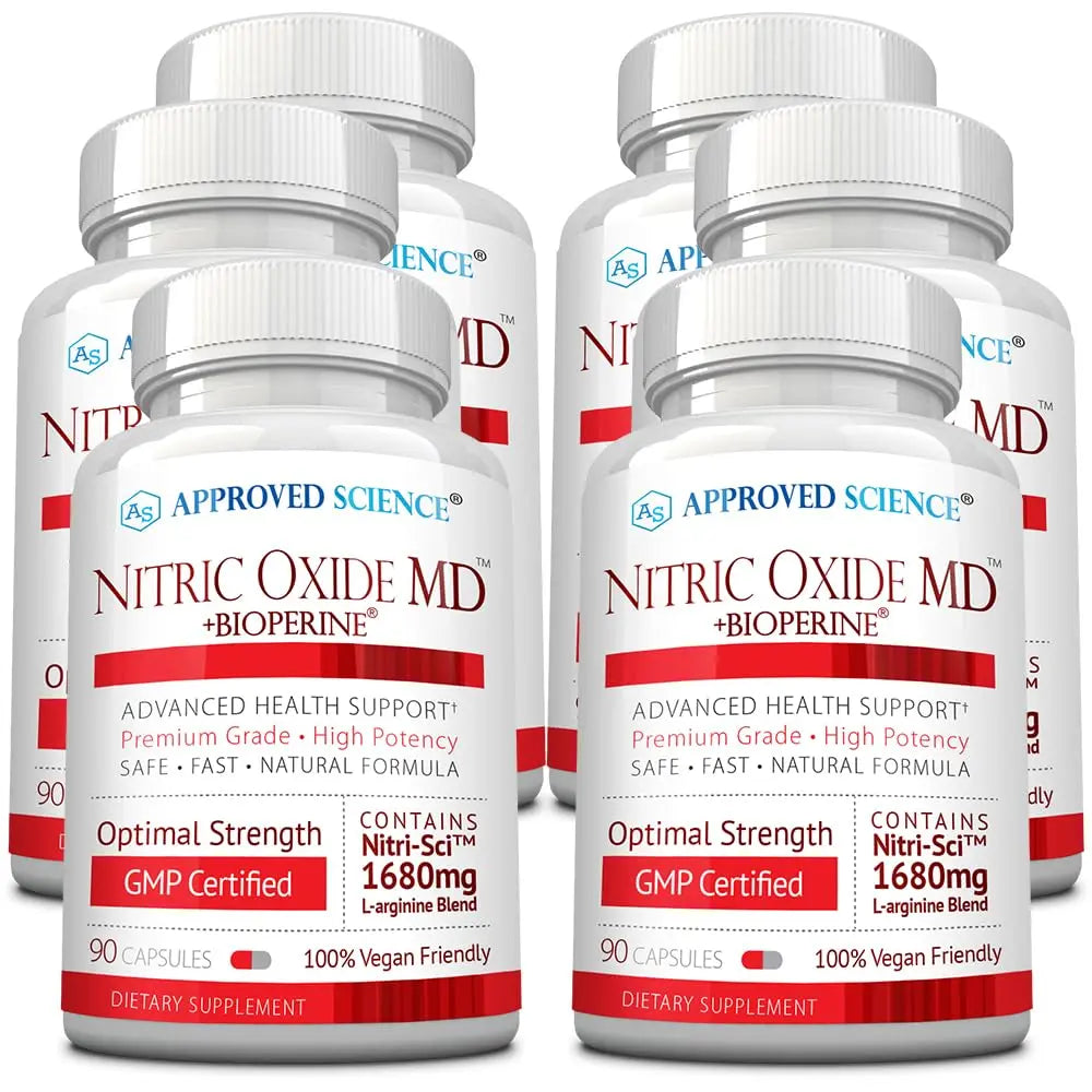 Approved Science Nitric Oxide MD - Muscle Development, Lean Body Mass, Improve Oxygen Approved Science uk supplements
