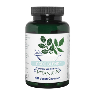 Vitanica CCDG Blend, Immune Support, DIM Supplement 200mg, Turkey Tail Mushroom, Turmeric, Green Tea, Vegan, 90 Capsules Vitanica Au supplements
