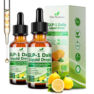 2 Pack Metabolic Support Liquid Drops, 10-in-1 Formula with Berberine, Ceylon Cinnamon, Prebiotic Fiber & Green Tea Extract | Digestive & Gut Health for Women & Men | Vegan, Non-GMO Vita PLynxera Au supplements