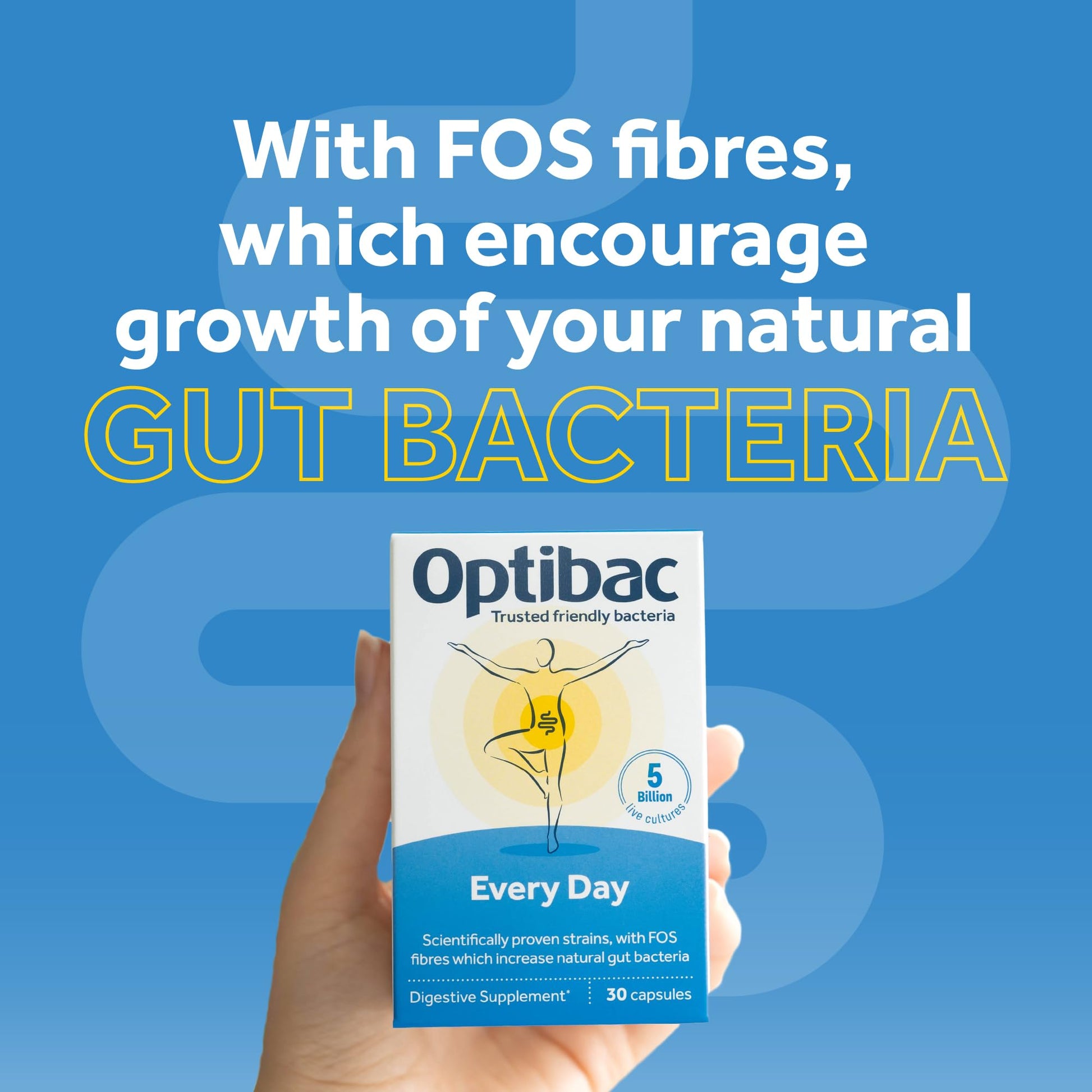 Optibac Probiotics Every Day - Digestive Probiotic Supplement with 5 Billion Bacterial OptiBac Au supplements