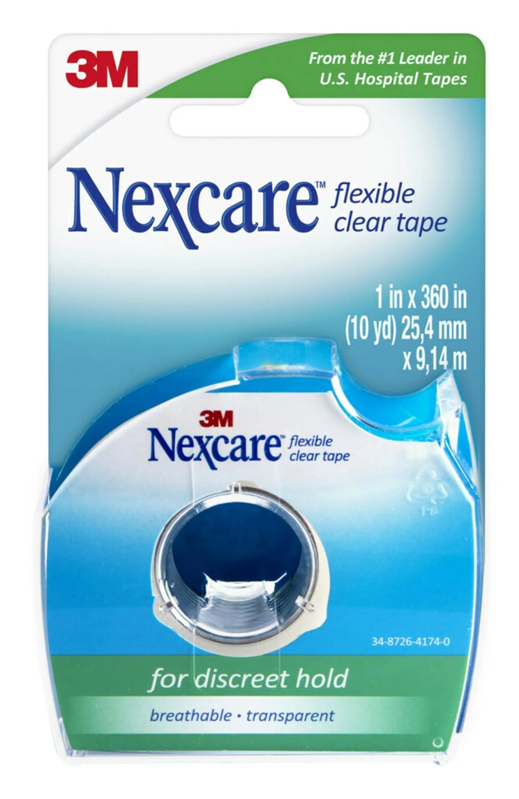 GoodSense Extra Strength 500mg Acetaminophen Caplets 50 Count & Nexcare Flexible Clear 1 Inch x 10 Yard Waterproof Transparent Tape 1 Roll GoodSense Au supplements