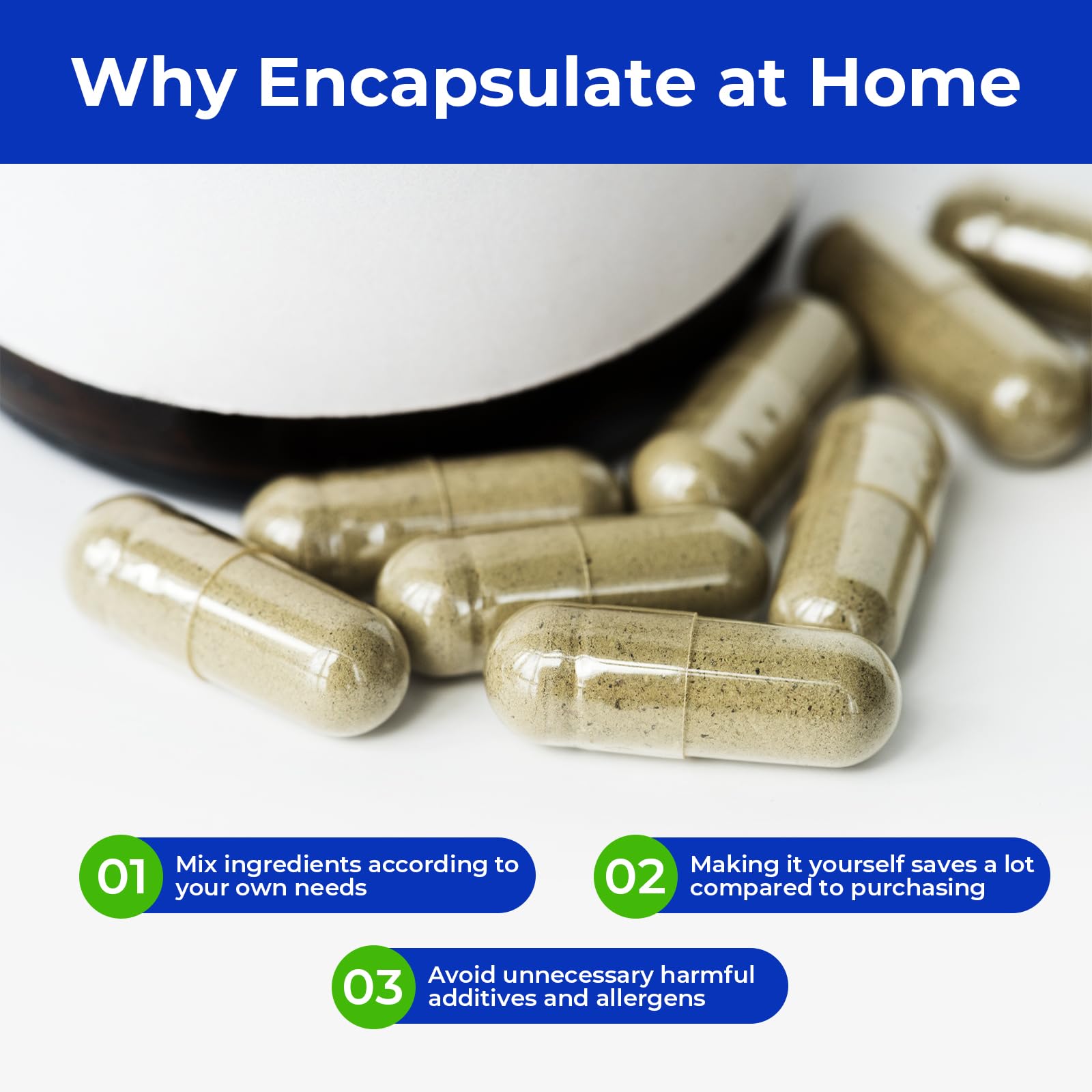 ATLEMISME Empty Vegan Capsules Size 1 - Vegan Capsules Empty (1000 Count) ATLEMISME Au supplements