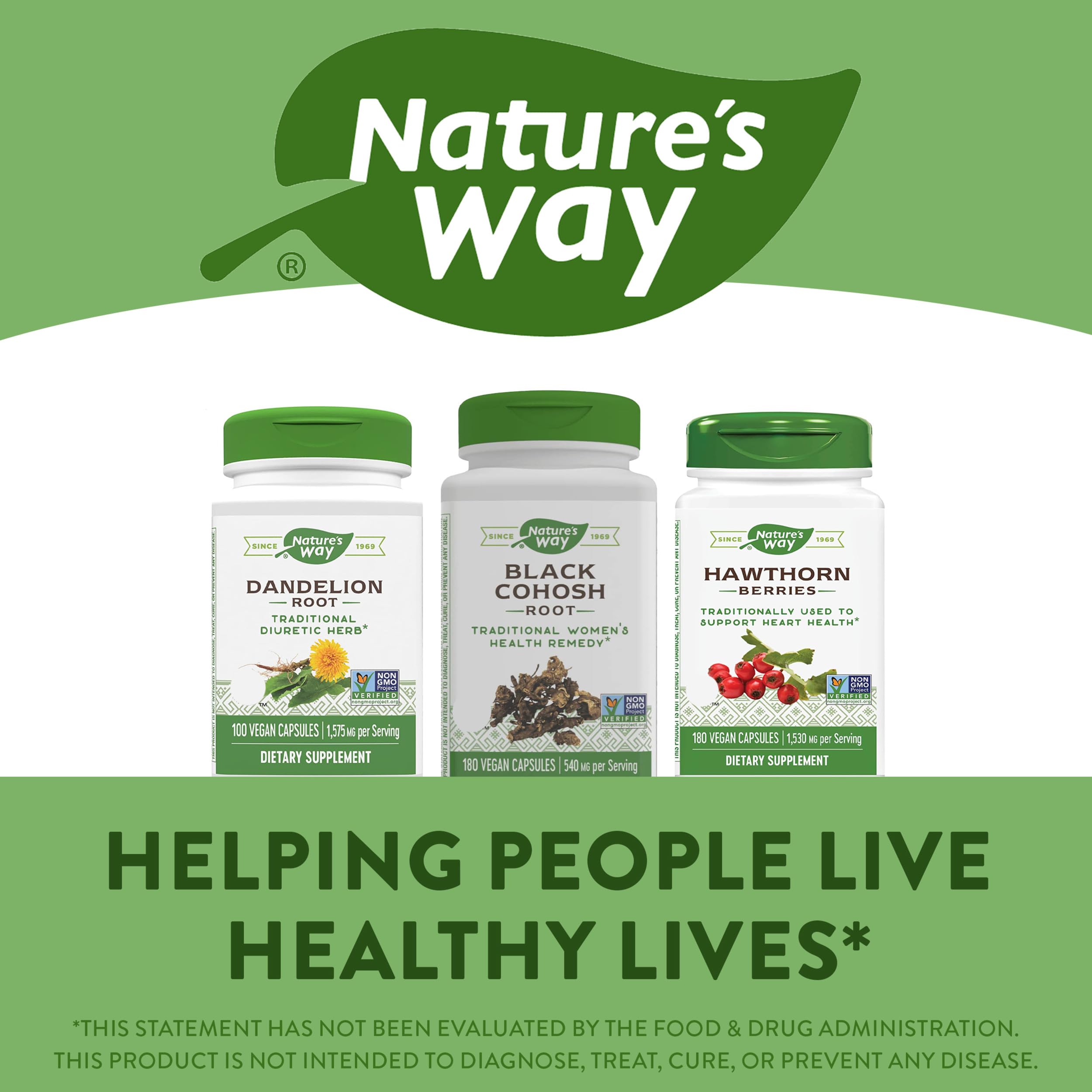 Nature's Way Black Cohosh Root, Traditional Support for Women's Health*, 540 mg Nature's Way Au supplements