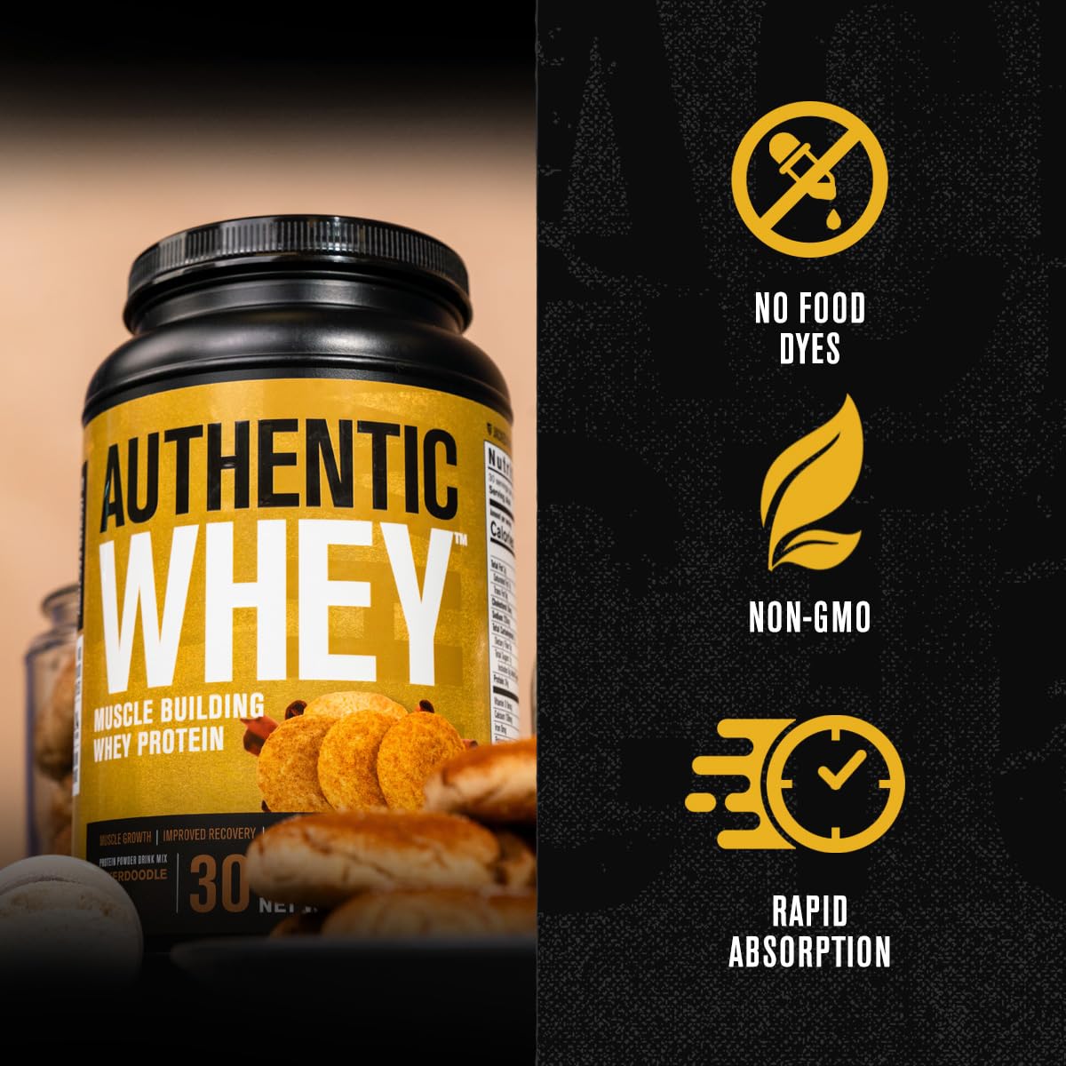 Jacked Factory Authentic Whey Muscle Building Whey Protein Powder - Low Carb Jacked Factory Au supplements