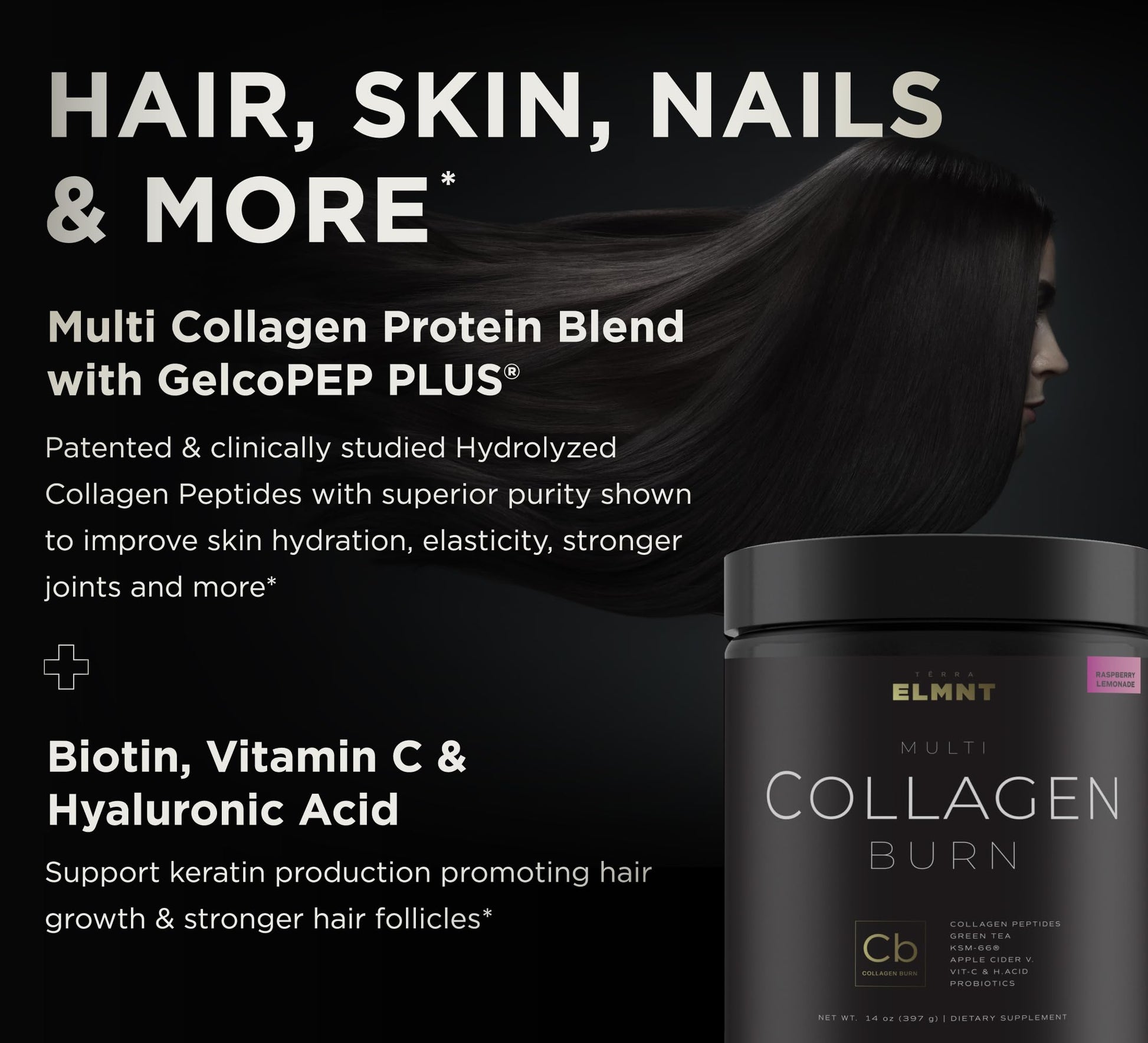 Super Collagen Burn - Premium Multi Collagen Powder for Women Weight Loss & Beauty TERRA ELMNT Au supplements