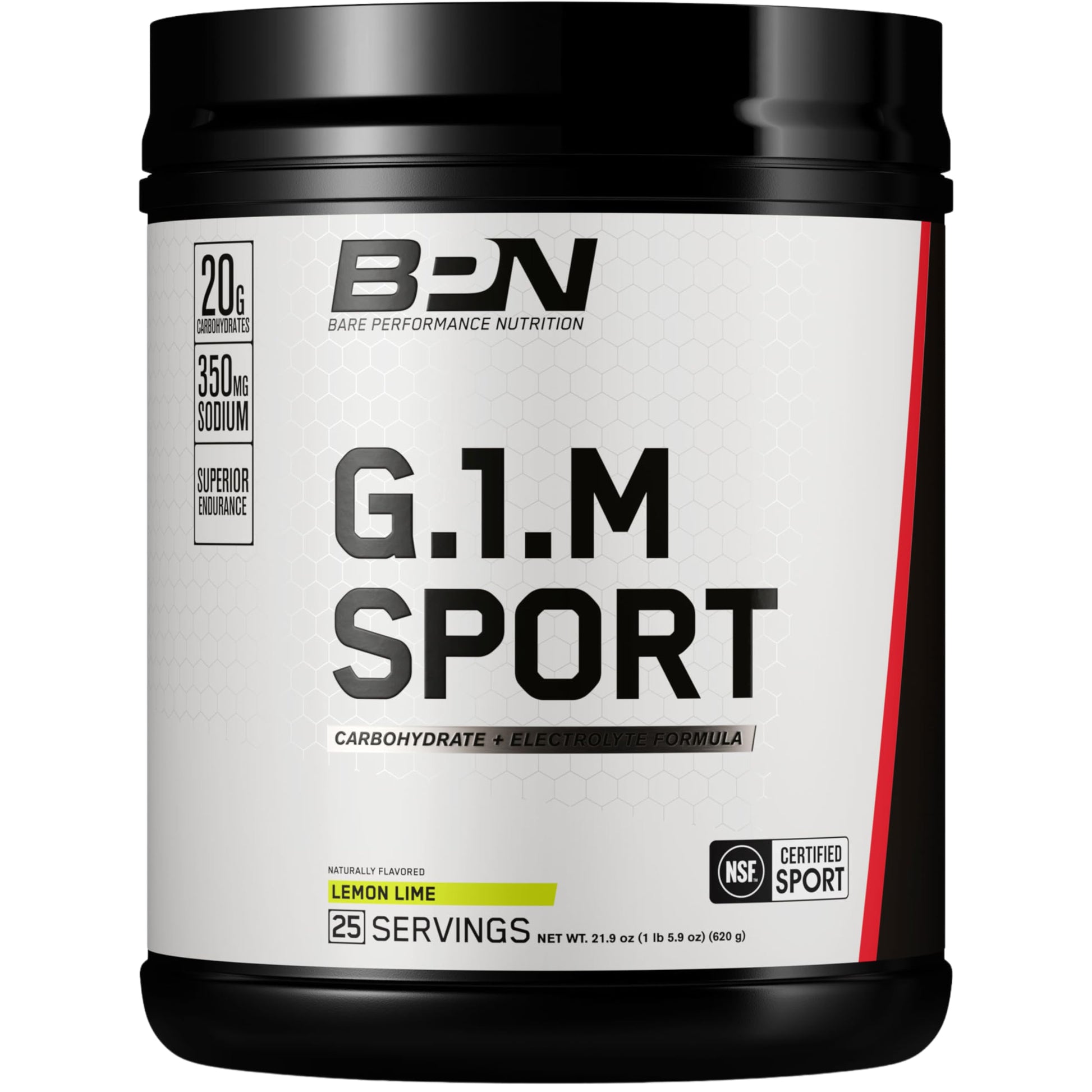 BARE PERFORMANCE NUTRITION, BPN G.1.M Go One More Sport, Endurance Training Fuel, Superior Carbohydrate & Electrolytes Powder Formula, Reduce Fatigue, Lemon Lime, 25 Servings BARE PERFORMANCE NUTRITION Au supplements