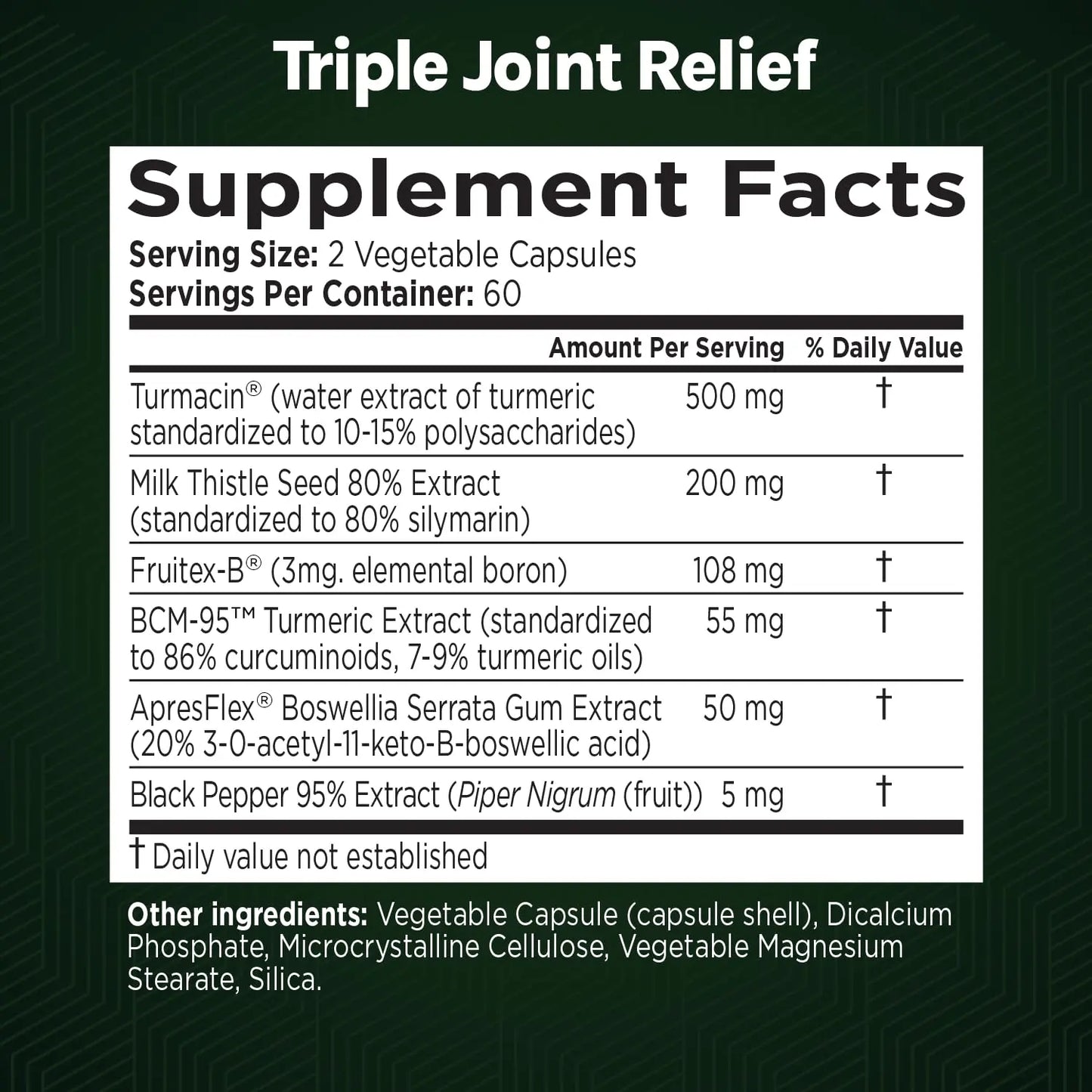 GREEN VALLEY NATURALS Triple Joint Relief Gold – Joint Support Supplement with Turmeric (Turmacin®, BCM-95®), Boswellia (AprèsFlex®) & Boron – Supports Mobility & Flexibility – 120 Capsules GREEN VALLEY NATURALSAu supplements
